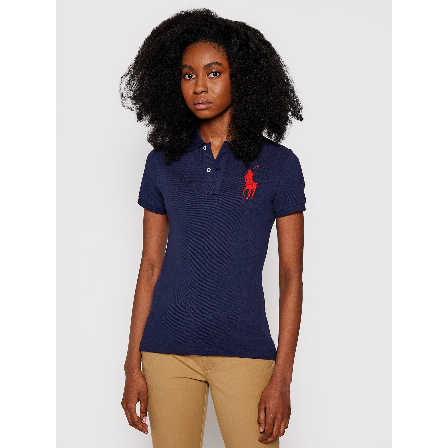 Polo Ralph Lauren Tricou polo 211505656 Bleumarin Skinny Fit - Pled.ro