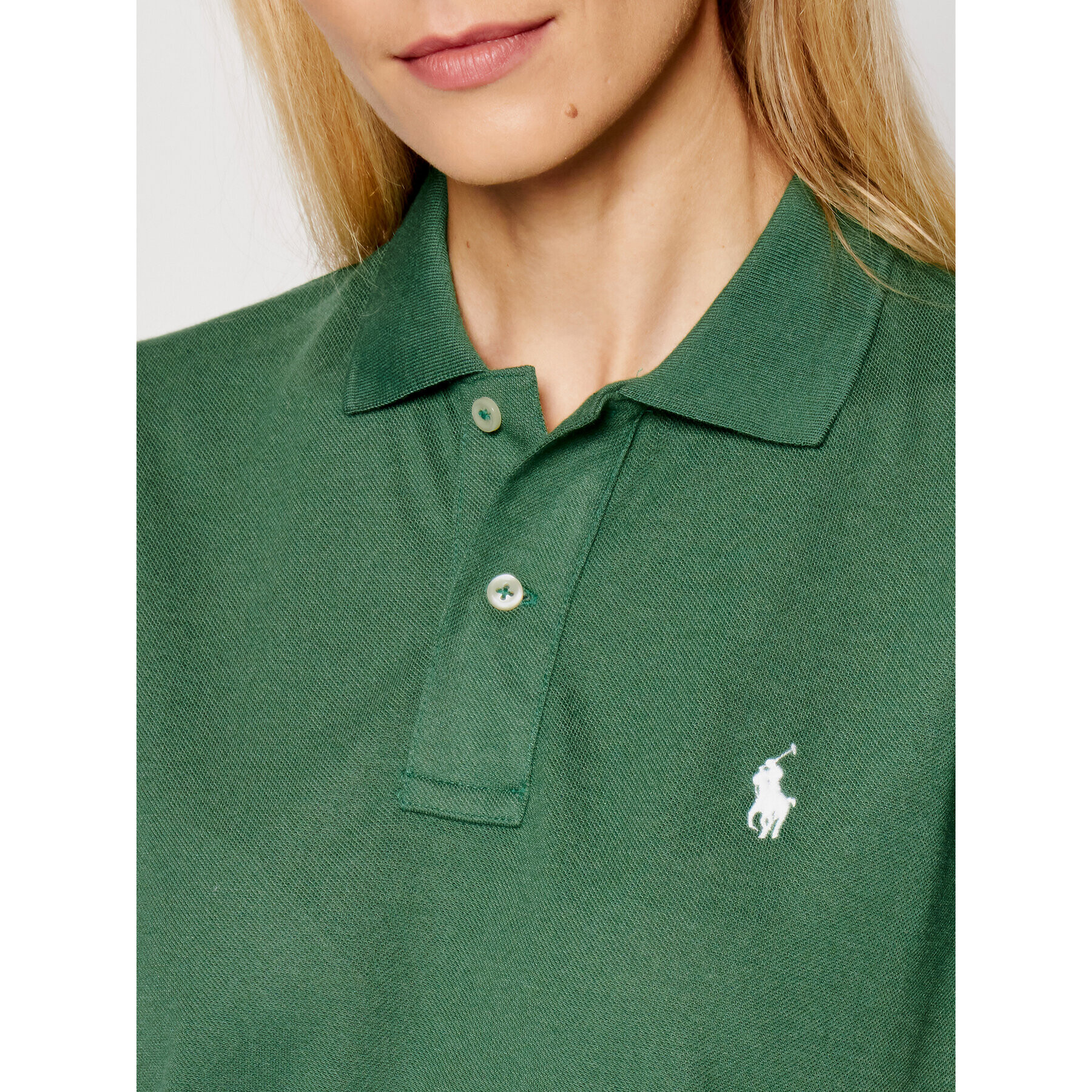 Polo Ralph Lauren Tricou polo 211806666002 Verde Classic Fit - Pled.ro