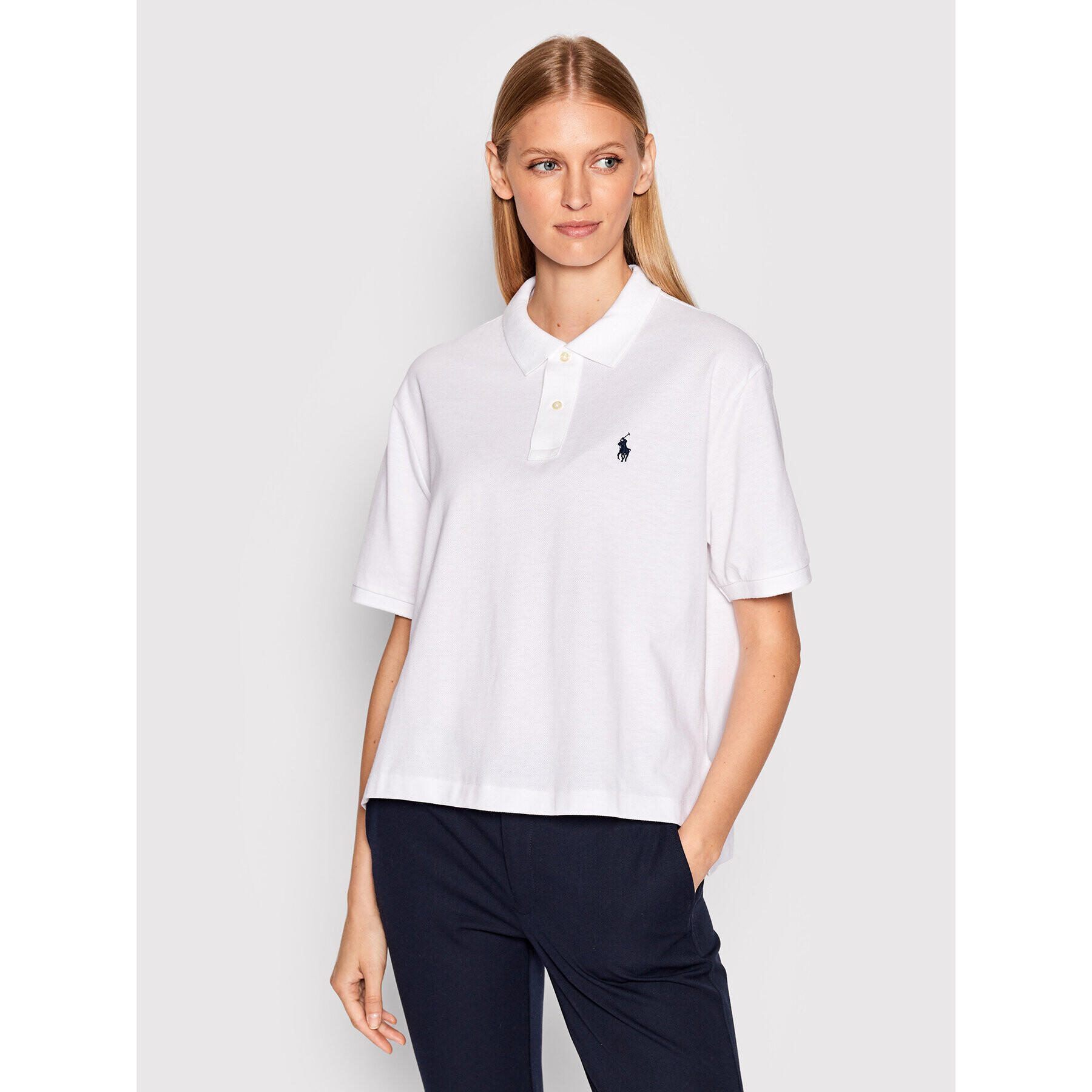 Polo Ralph Lauren Tricou polo 211863280002 Alb Relaxed Fit - Pled.ro