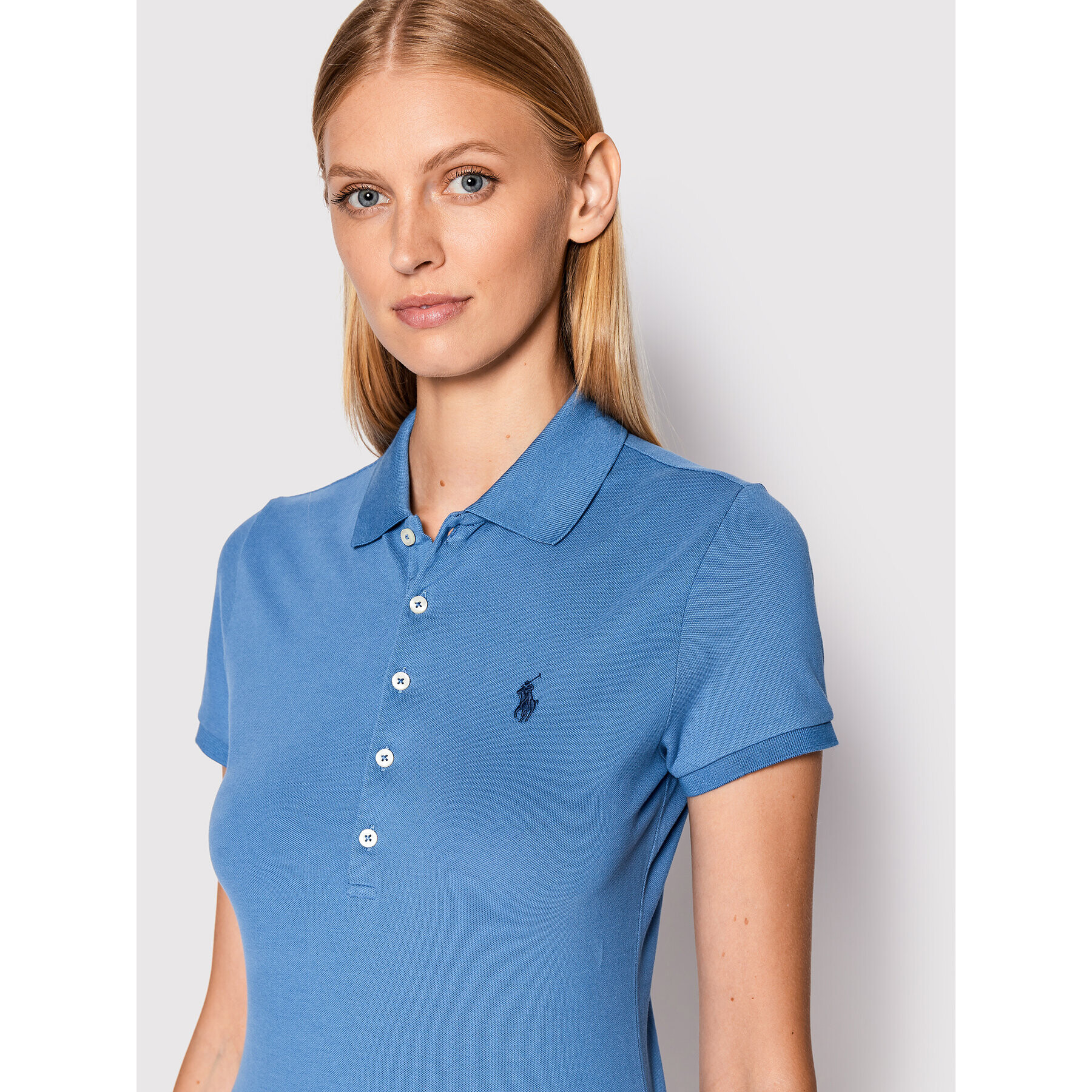 Polo Ralph Lauren Tricou polo 211870236002 Albastru Slim Fit - Pled.ro