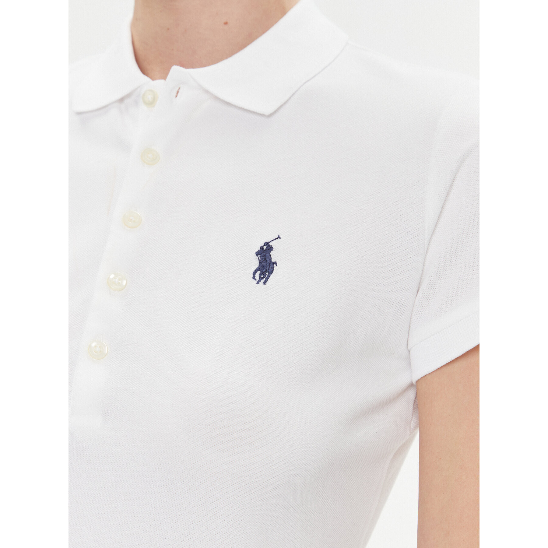 Polo Ralph Lauren Tricou polo 211870245001 Alb Slim Fit - Pled.ro