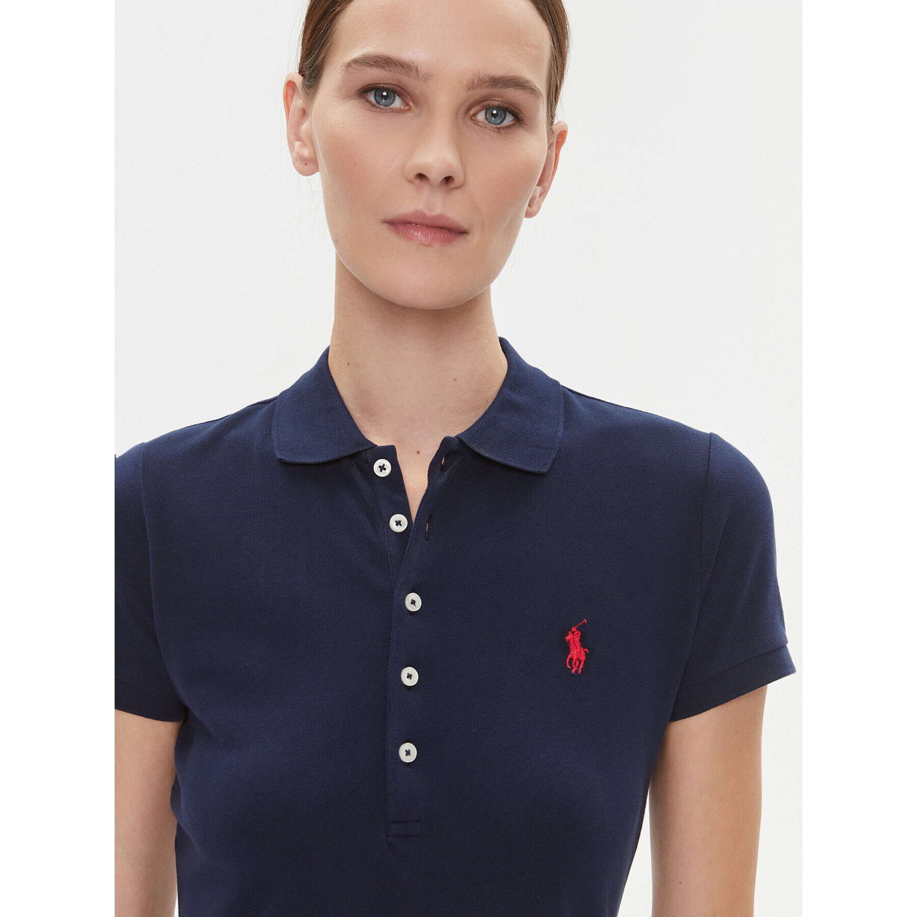 Polo Ralph Lauren Tricou polo 211870245002 Bleumarin Slim Fit - Pled.ro