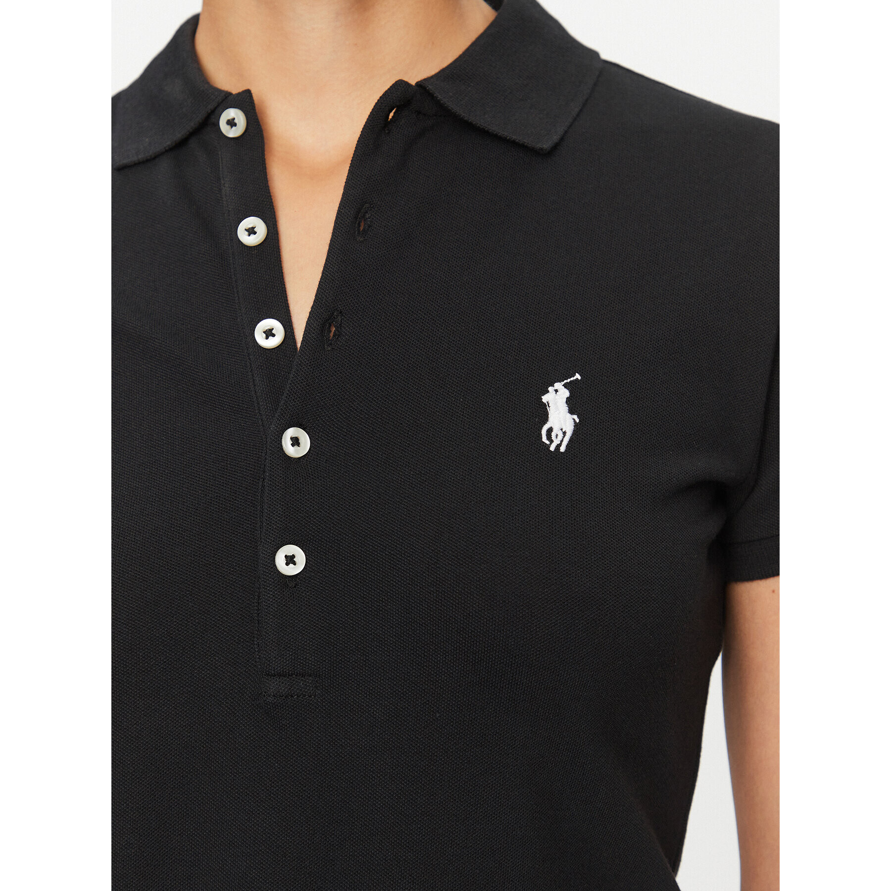 Polo Ralph Lauren Tricou polo 211870245005 Negru Slim Fit - Pled.ro