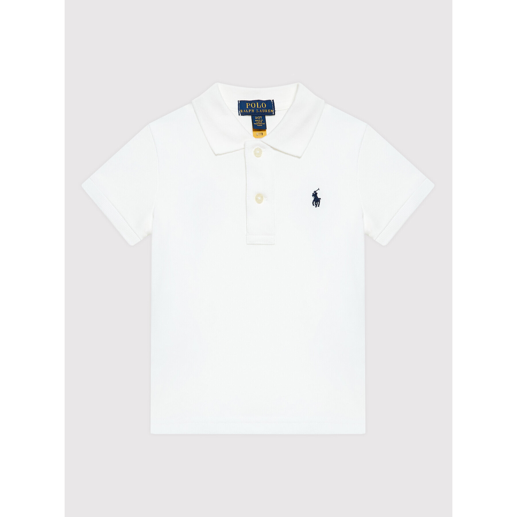 Polo Ralph Lauren Tricou polo 312811484004 Alb Regular Fit - Pled.ro