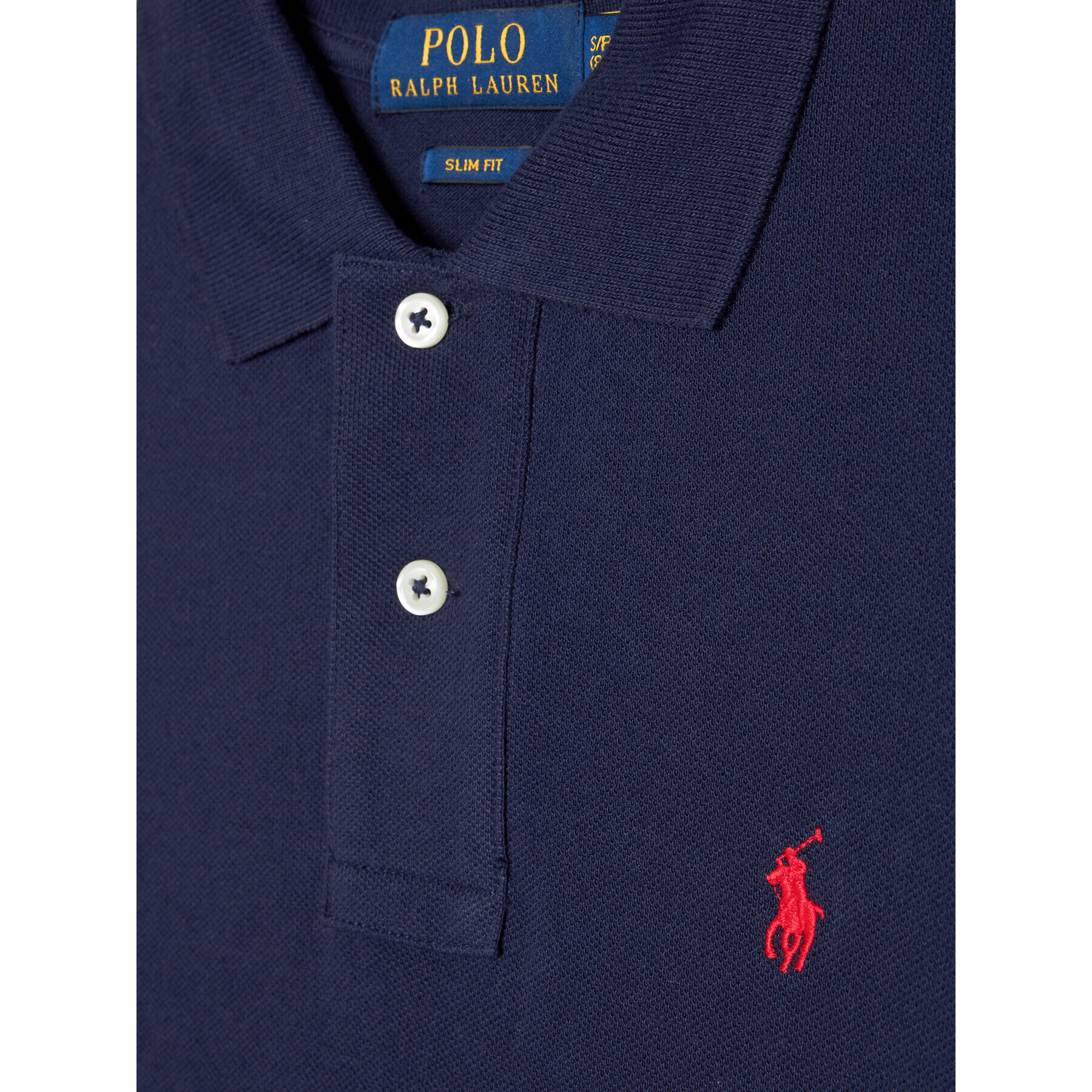 Polo Ralph Lauren Tricou polo 323708858024 Bleumarin Slim Fit - Pled.ro