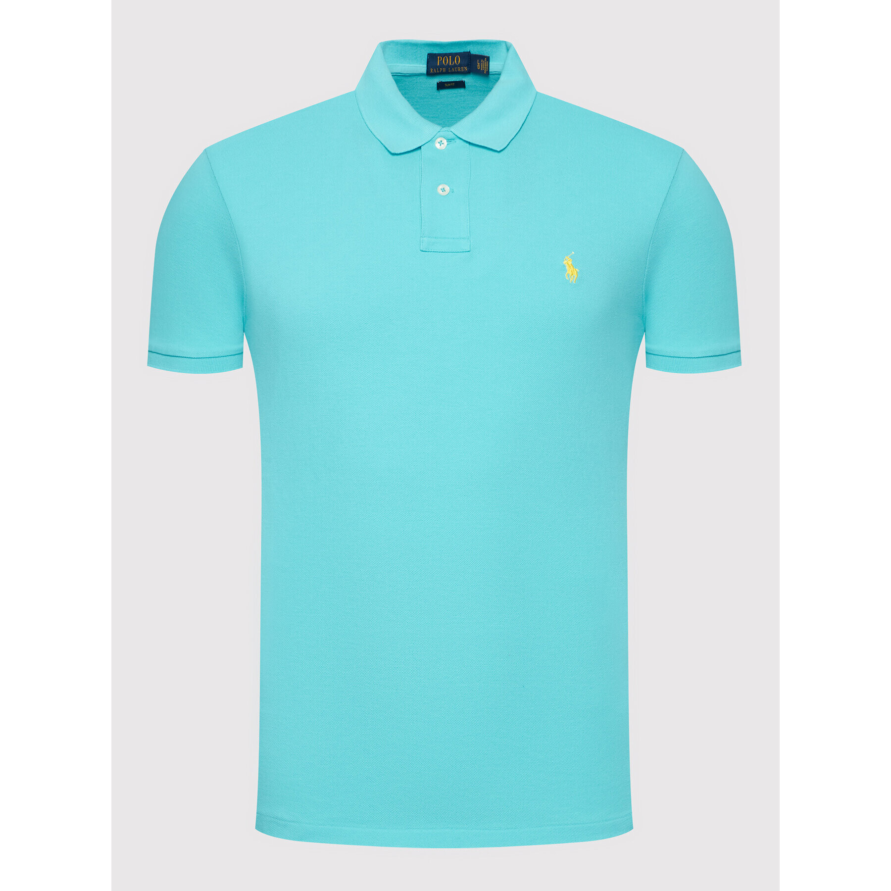 Polo Ralph Lauren Tricou polo 710536856326 Albastru Slim Fit - Pled.ro