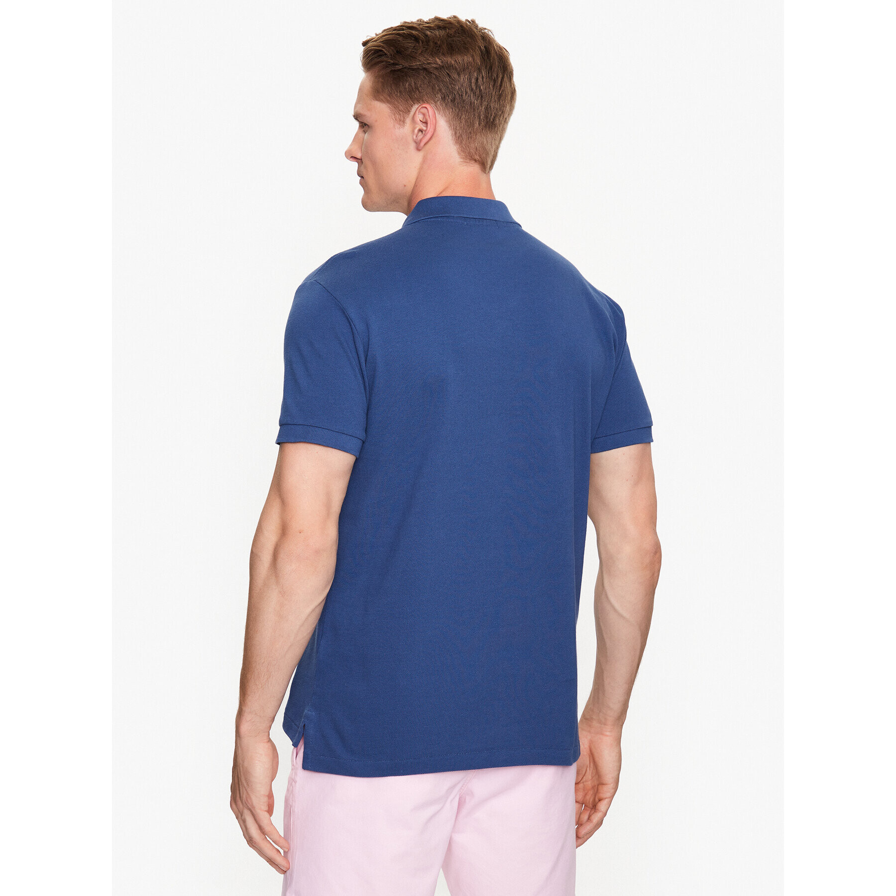 Polo Ralph Lauren Tricou polo 710536856368 Bleumarin Slim Fit - Pled.ro