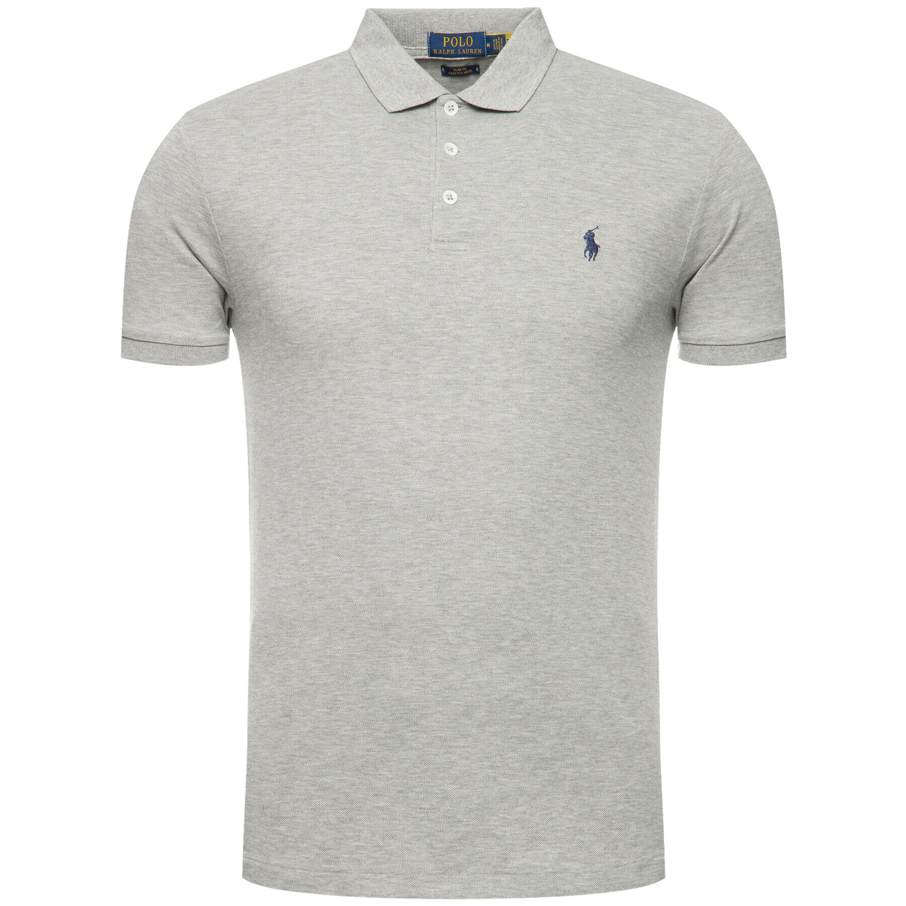 Polo Ralph Lauren Tricou polo 710541705 Gri Slim Fit - Pled.ro