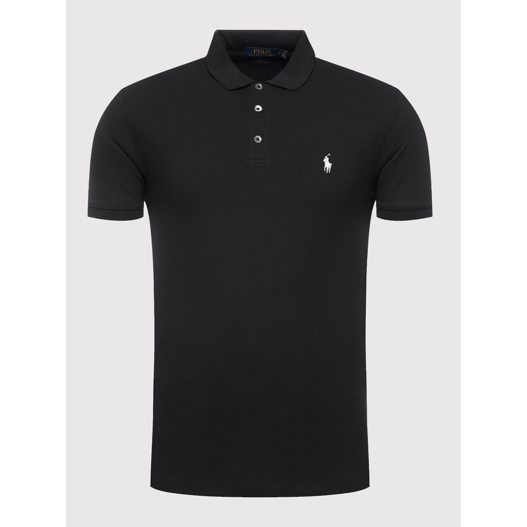 Polo Ralph Lauren Tricou polo 710541705 Negru Slim Fit - Pled.ro