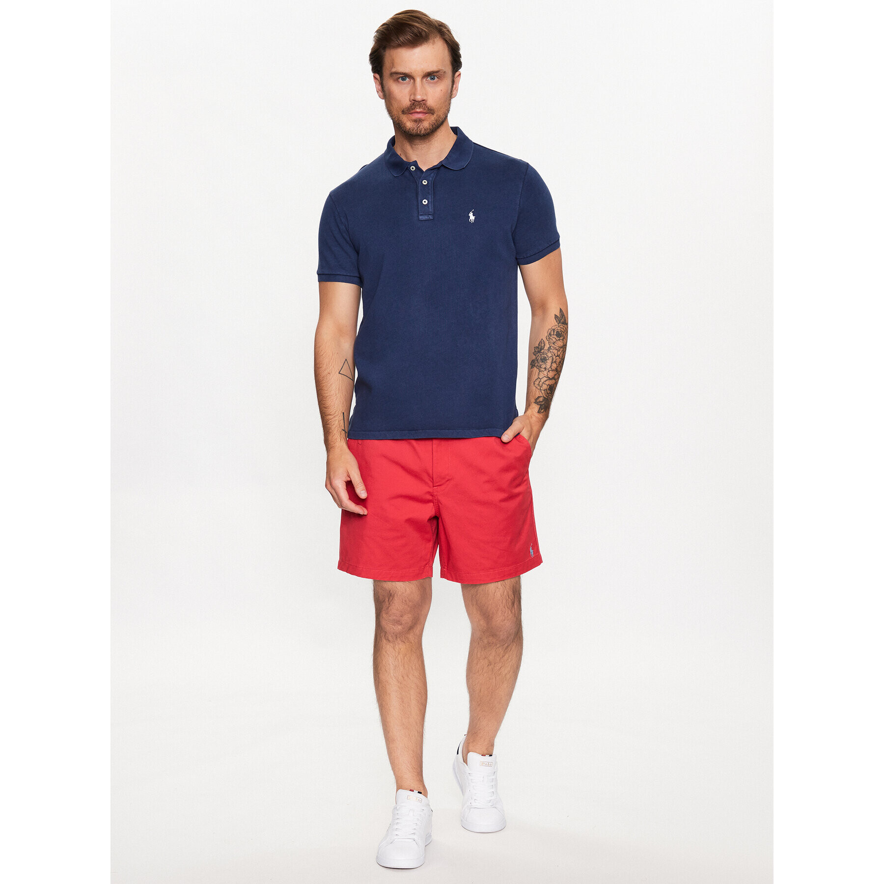 Polo Ralph Lauren Tricou polo 710660897034 Bleumarin Regular Fit - Pled.ro