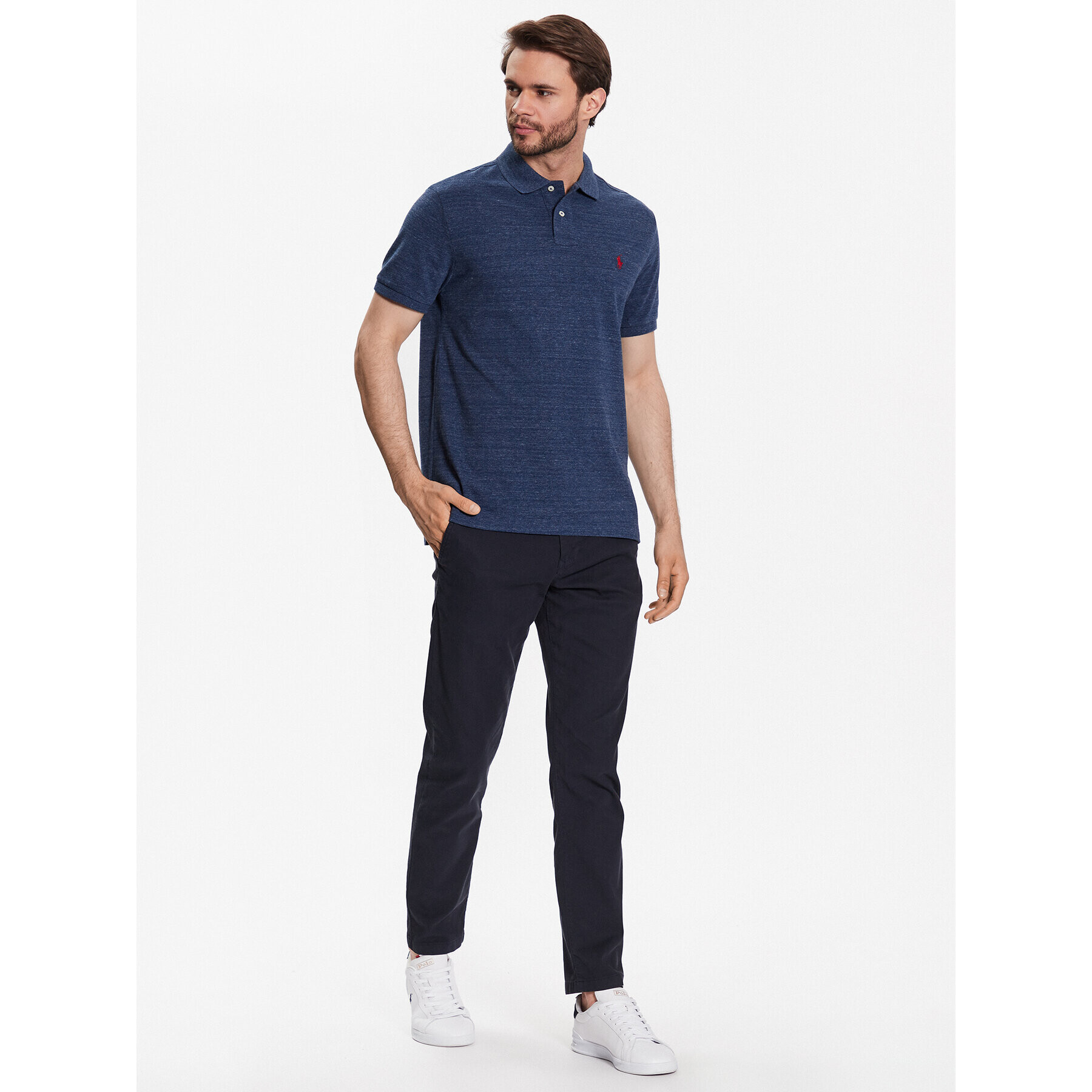 Polo Ralph Lauren Tricou polo 710666998005 Albastru Regular Fit - Pled.ro