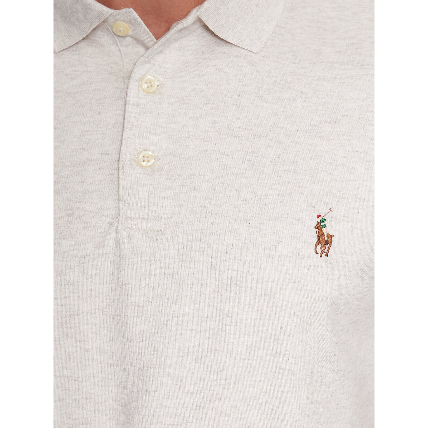 Polo Ralph Lauren Tricou polo 710713130002 Gri Custom Slim Fit - Pled.ro