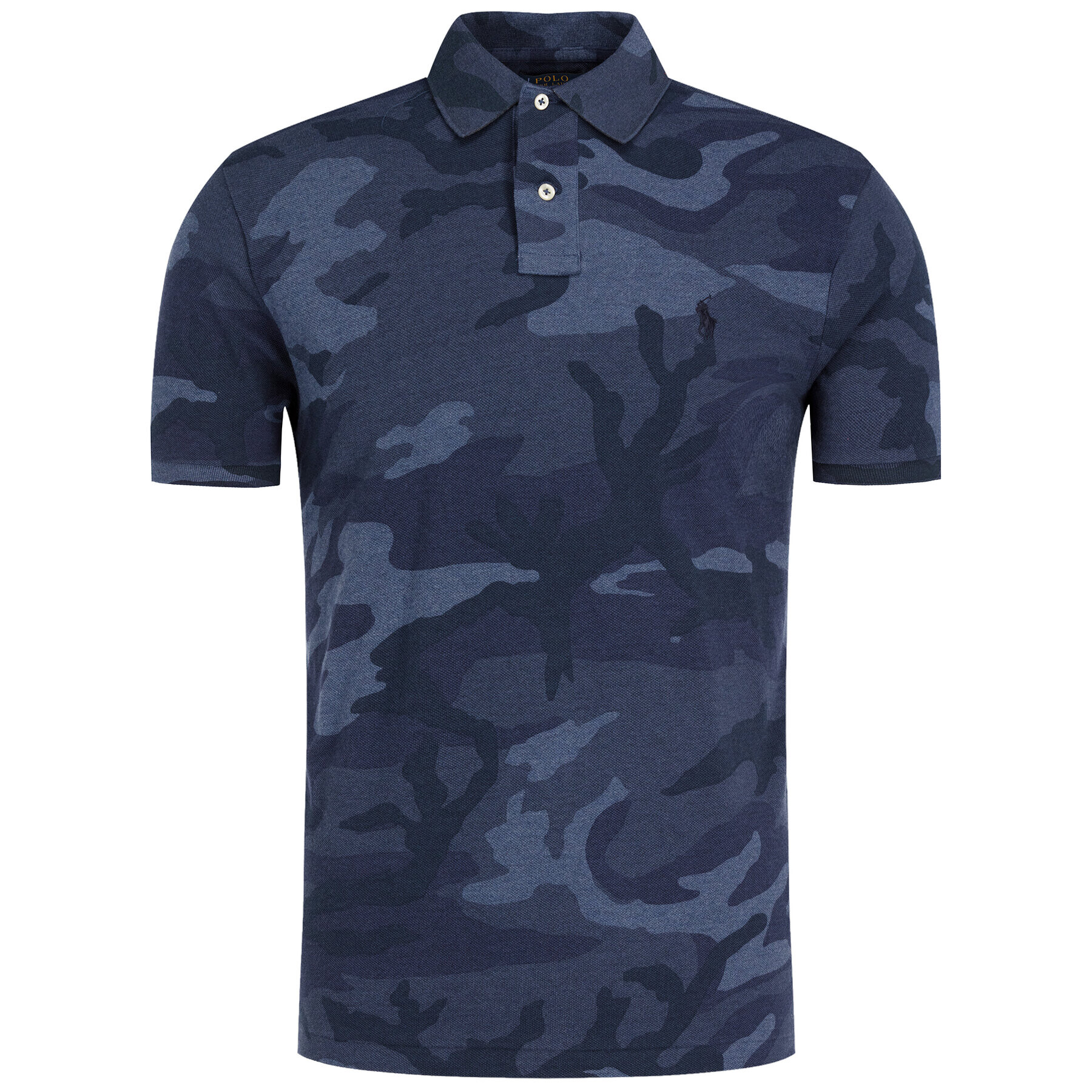 Polo Ralph Lauren Tricou polo 710765290 Bleumarin Custom Slim Fit - Pled.ro