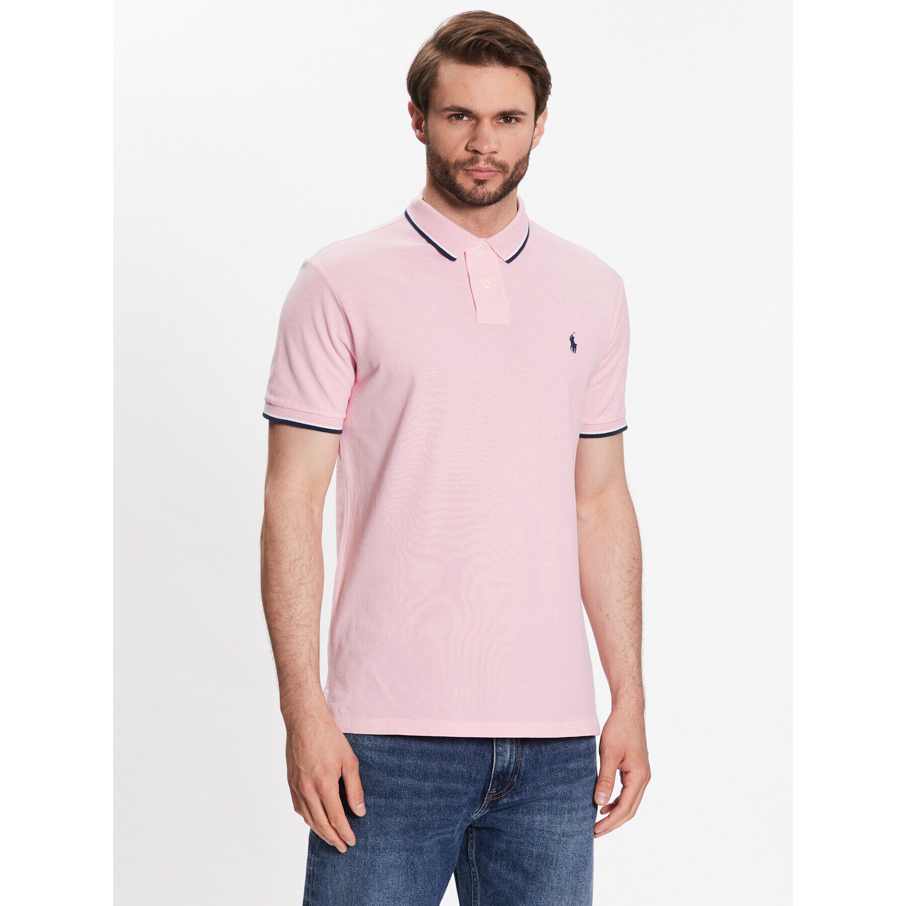 Polo Ralph Lauren Tricou polo 710842621009 Roz Regular Fit - Pled.ro