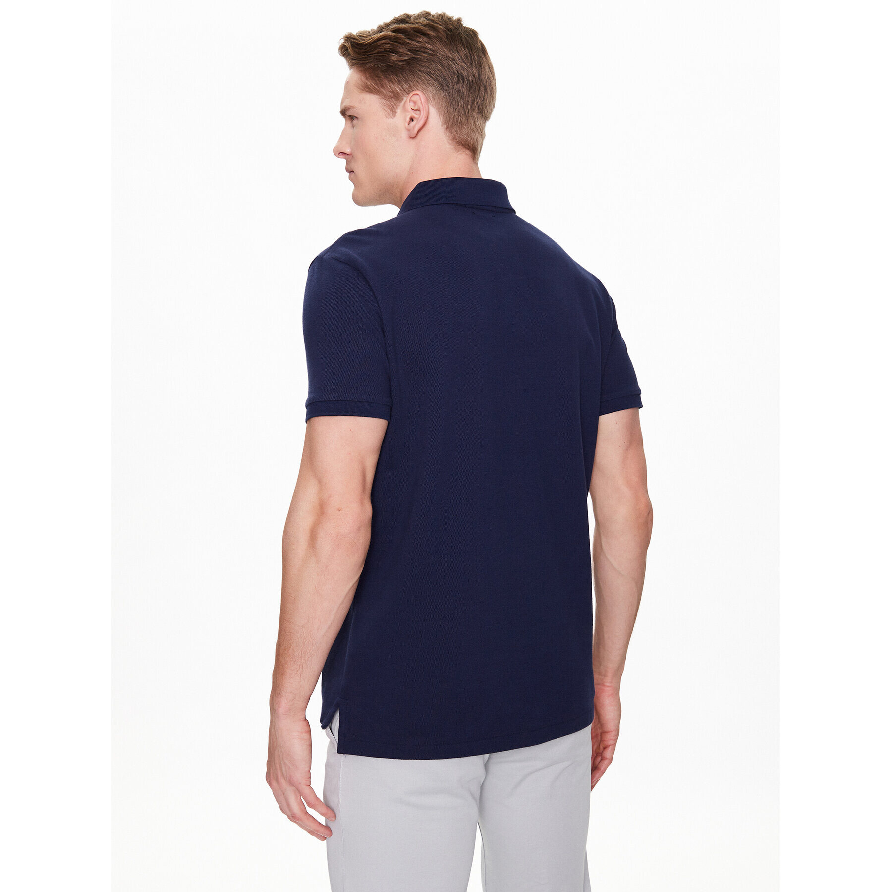 Polo Ralph Lauren Tricou polo 710853312019 Bleumarin Slim Fit - Pled.ro