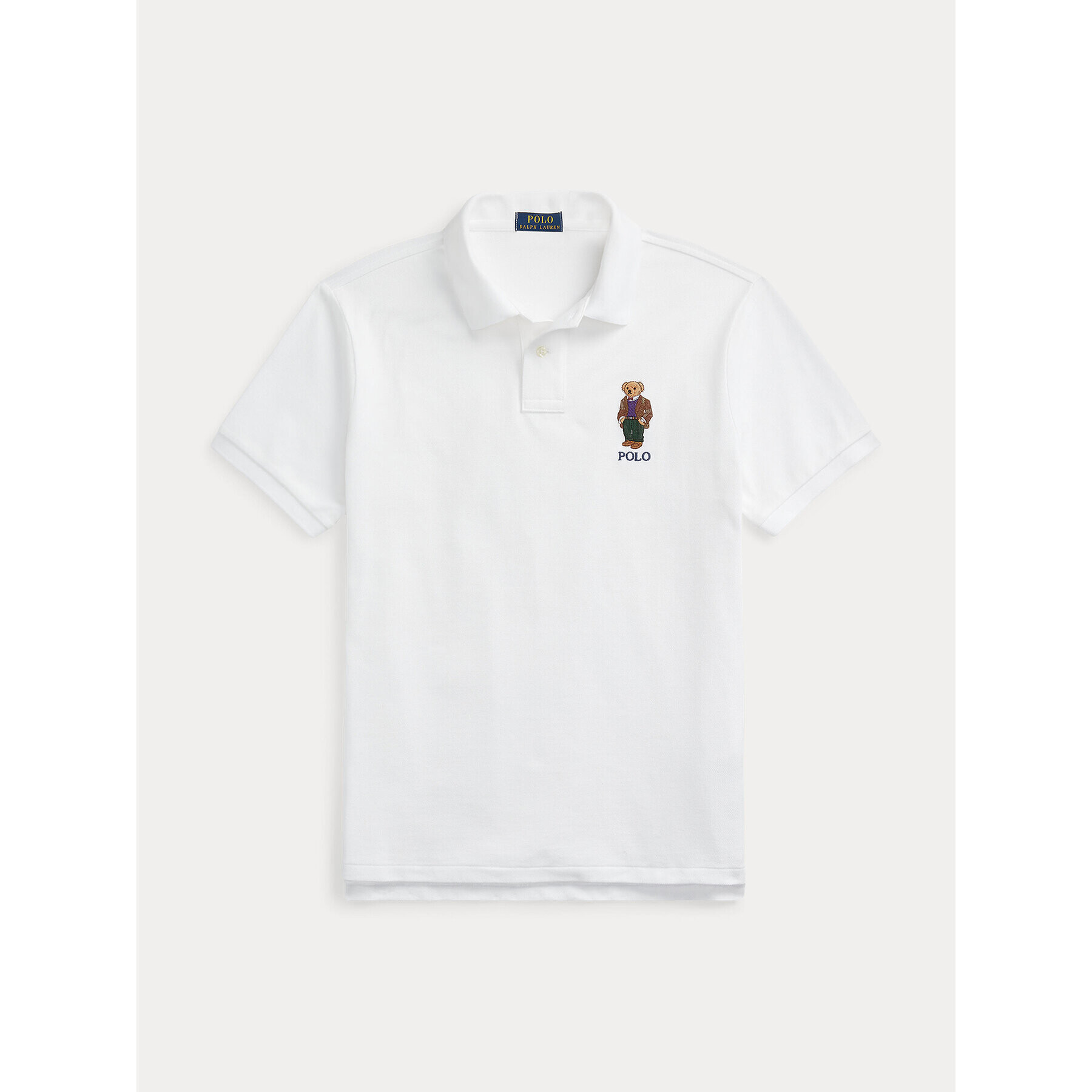 Polo Ralph Lauren Tricou polo 710853312021 Alb Slim Fit - Pled.ro