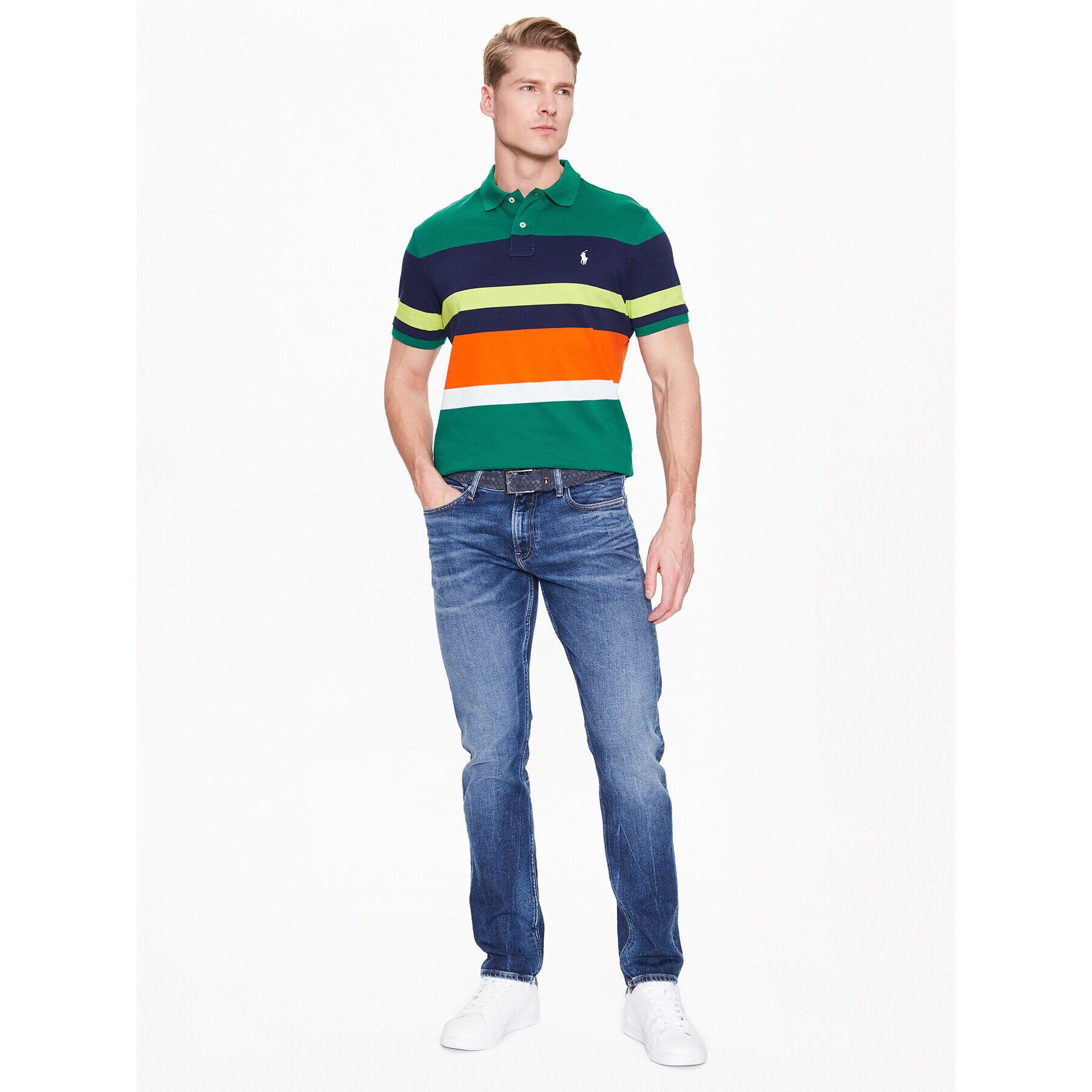 Polo Ralph Lauren Tricou polo 710890053002 Colorat Slim Fit - Pled.ro