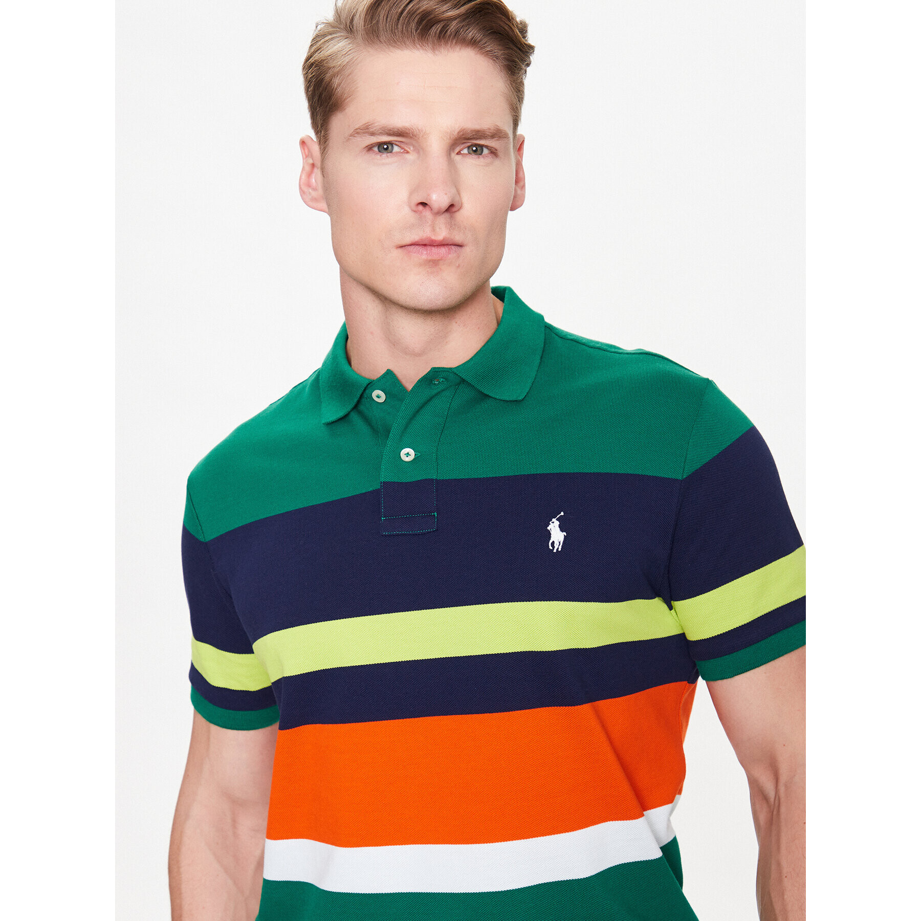 Polo Ralph Lauren Tricou polo 710890053002 Colorat Slim Fit - Pled.ro