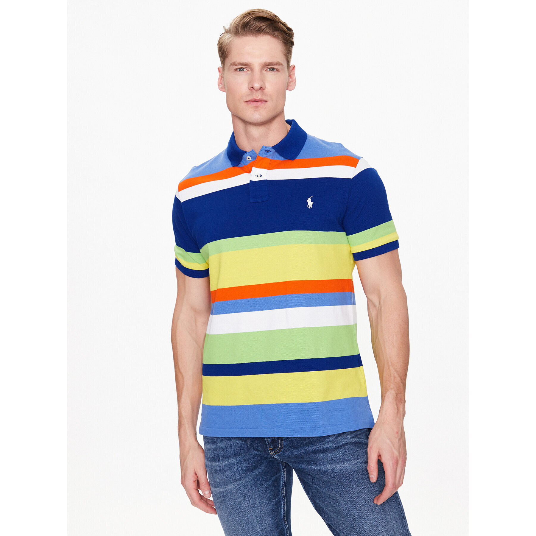 Polo Ralph Lauren Tricou polo 710890054001 Colorat Slim Fit - Pled.ro