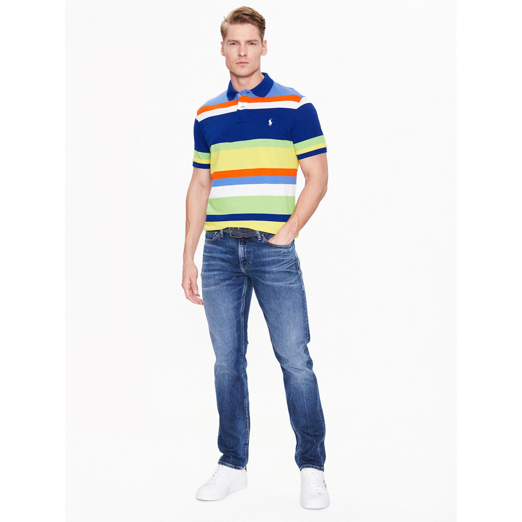 Polo Ralph Lauren Tricou polo 710890054001 Colorat Slim Fit - Pled.ro