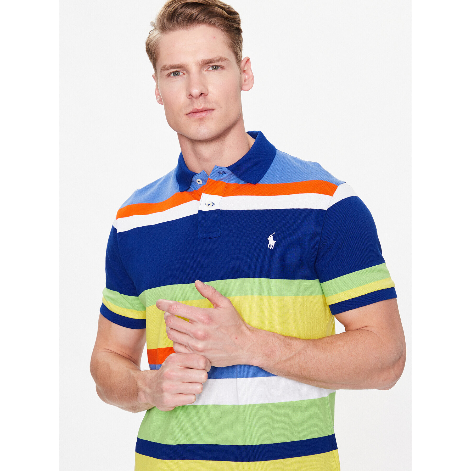 Polo Ralph Lauren Tricou polo 710890054001 Colorat Slim Fit - Pled.ro