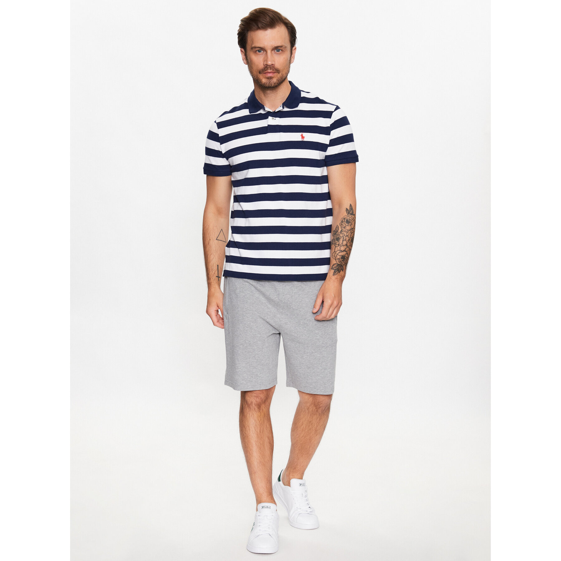 Polo Ralph Lauren Tricou polo 710898606001 Bleumarin Custom Slim Fit - Pled.ro