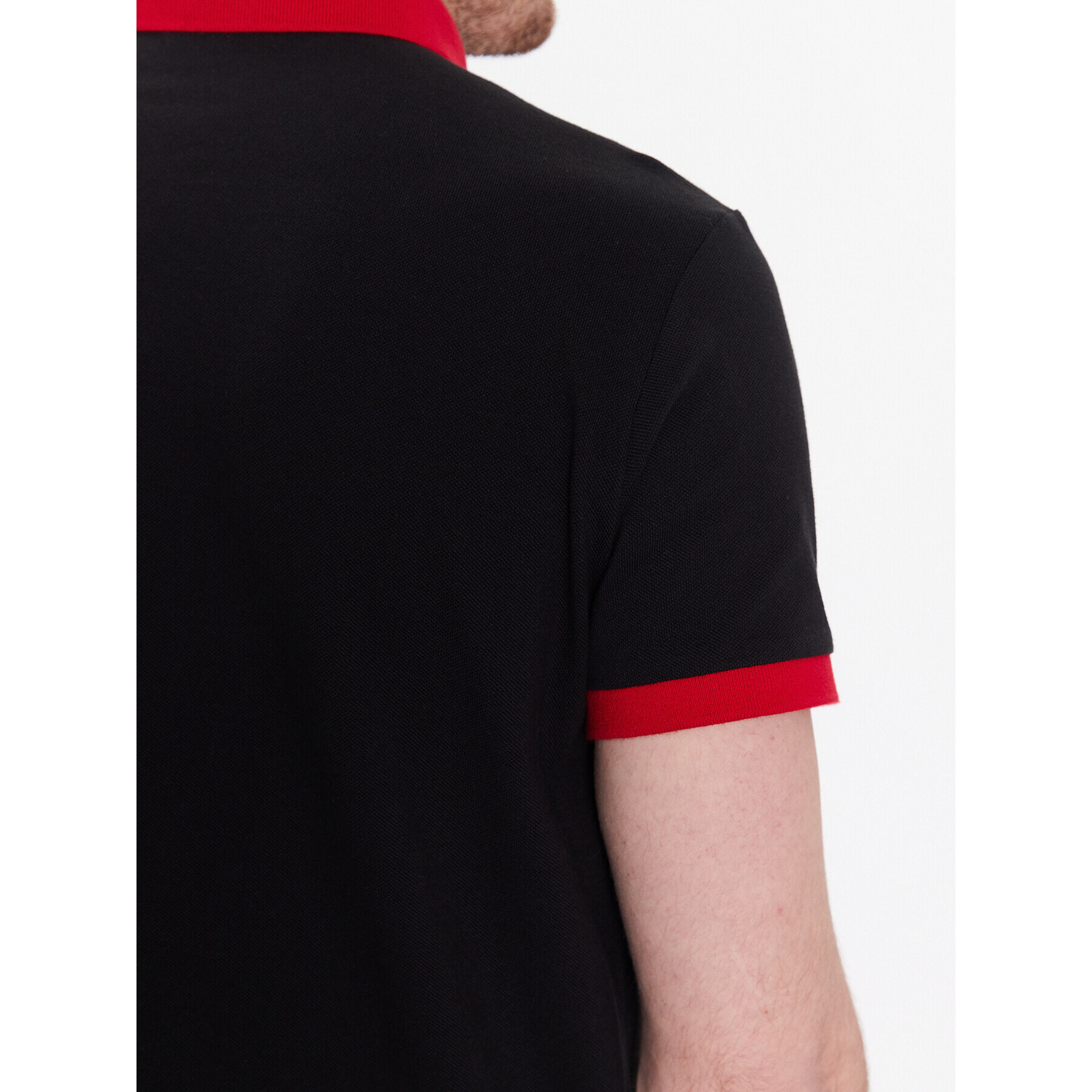 Polo Ralph Lauren Tricou polo 710913593001 Negru Slim Fit - Pled.ro