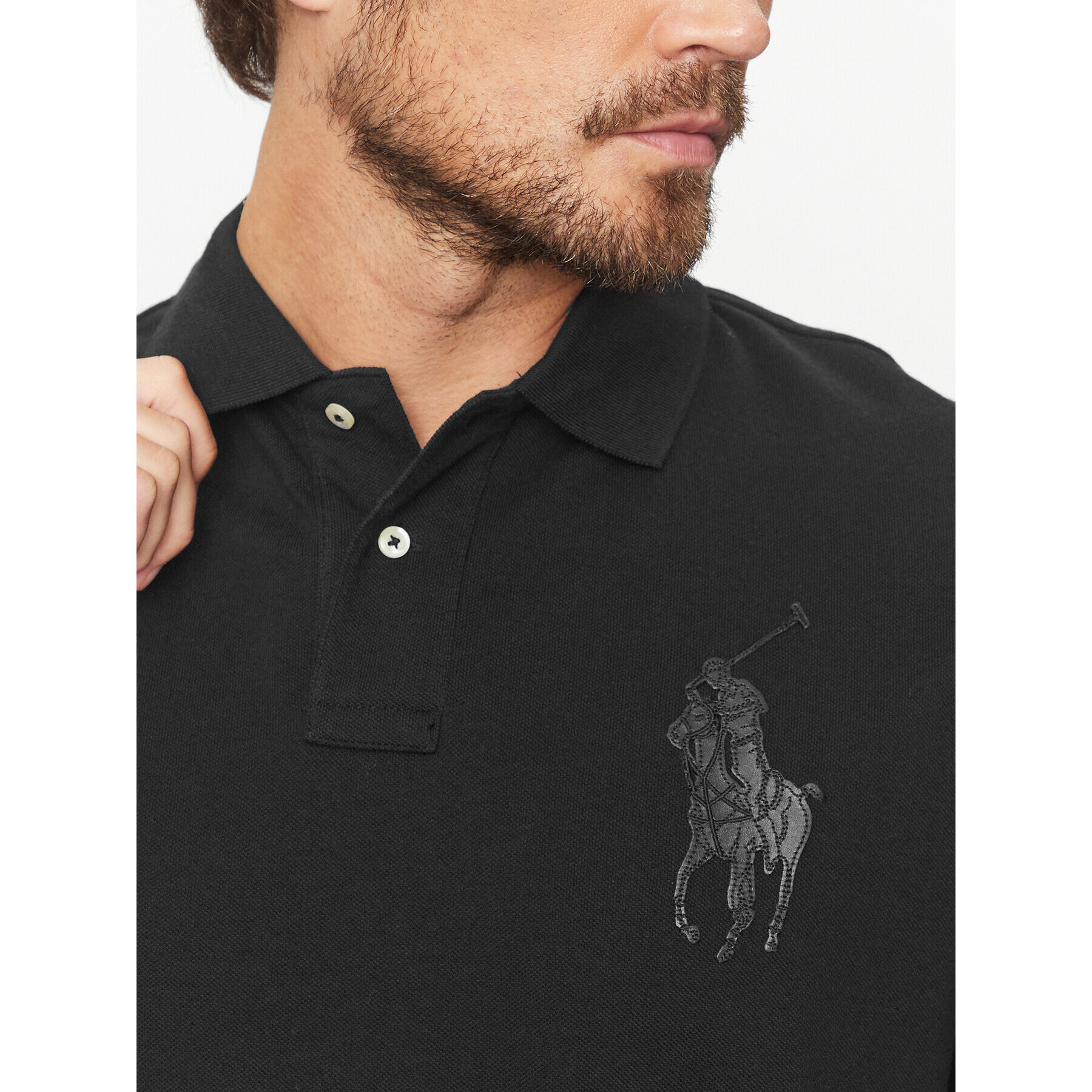 Polo Ralph Lauren Tricou polo 710920220001 Negru Regular Fit - Pled.ro