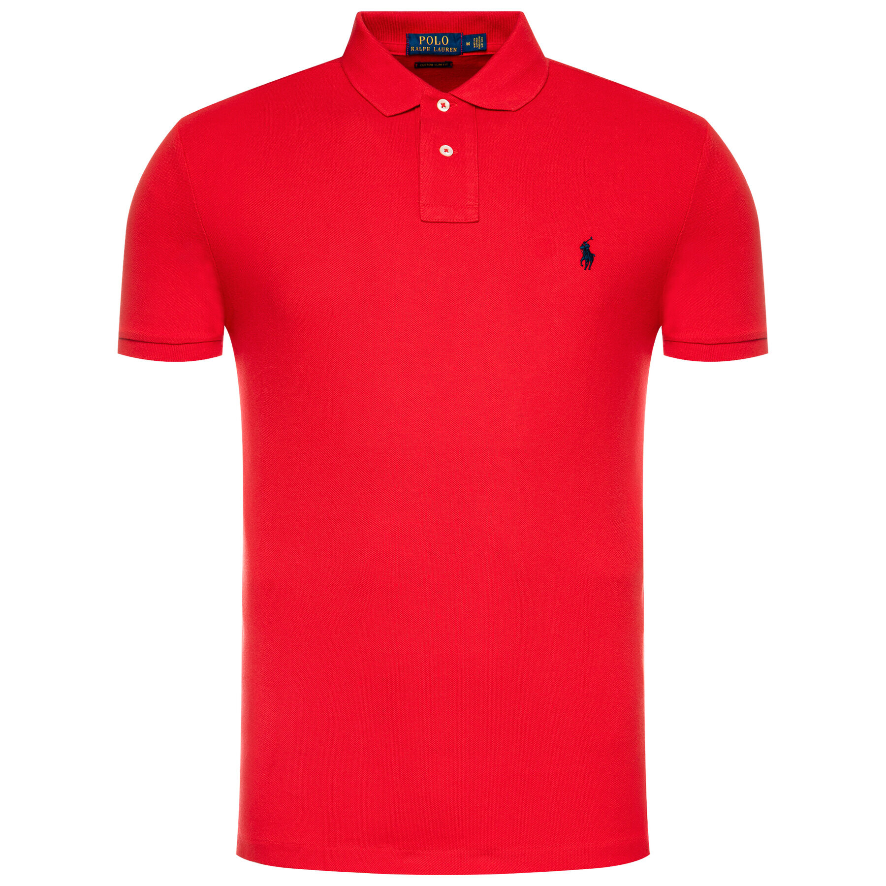 Polo Ralph Lauren Tricou polo Core Replen 710666998 Roșu Custom Slim Fit - Pled.ro