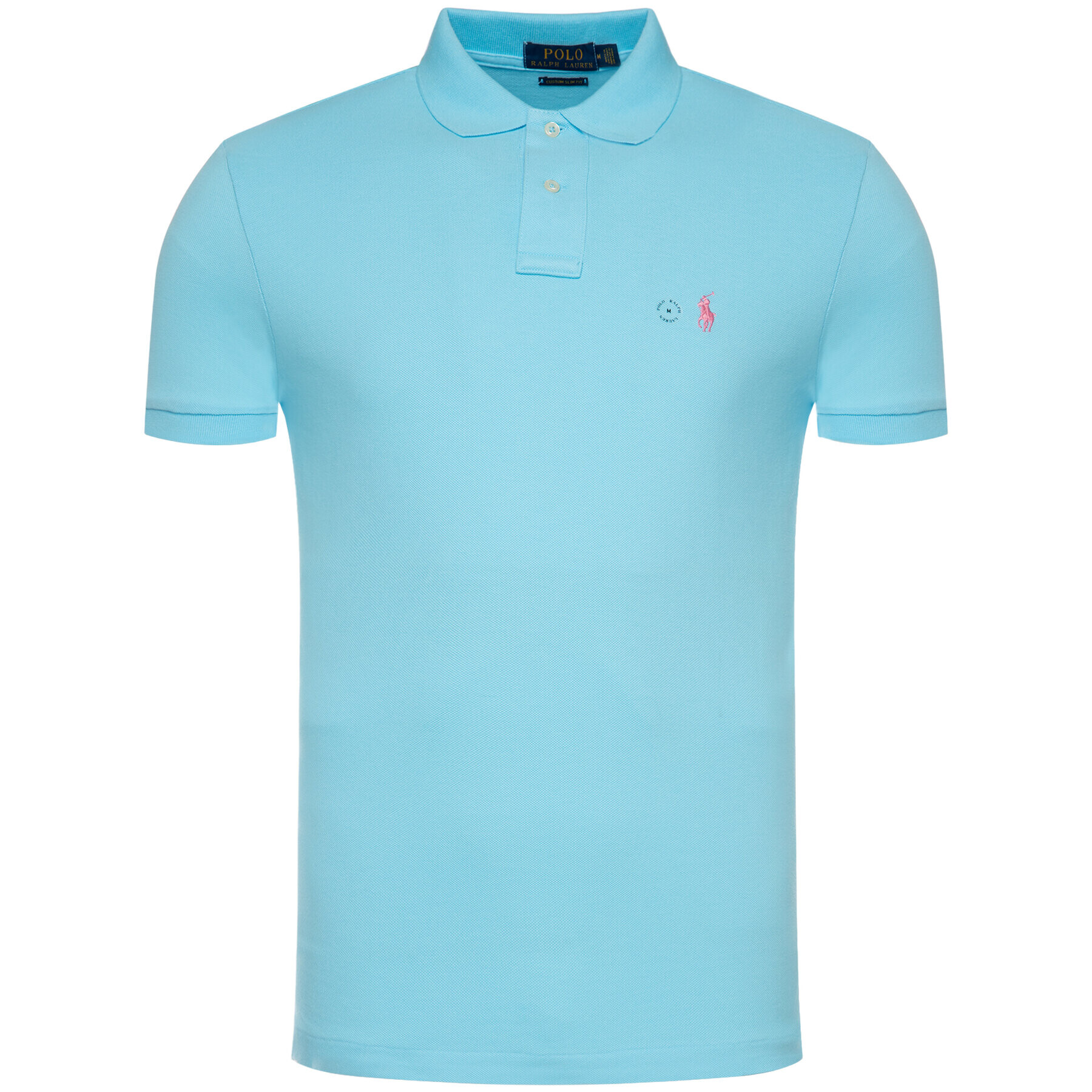 Polo Ralph Lauren Tricou polo Core Replen 710782592 Albastru Custom Slim Fit - Pled.ro