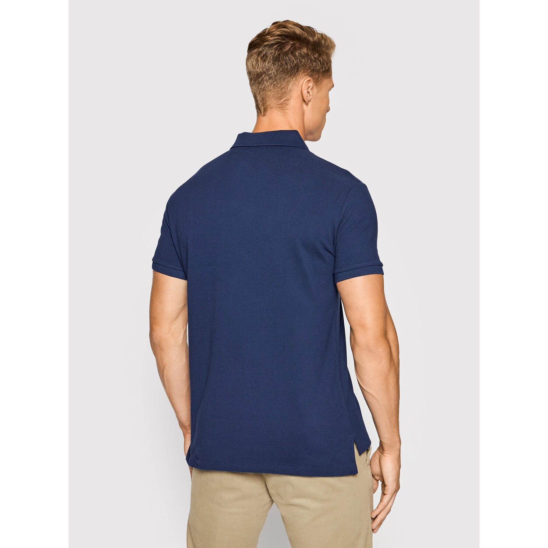 Polo Ralph Lauren Tricou polo Core Replen 710782592 Bleumarin Custom Slim Fit - Pled.ro