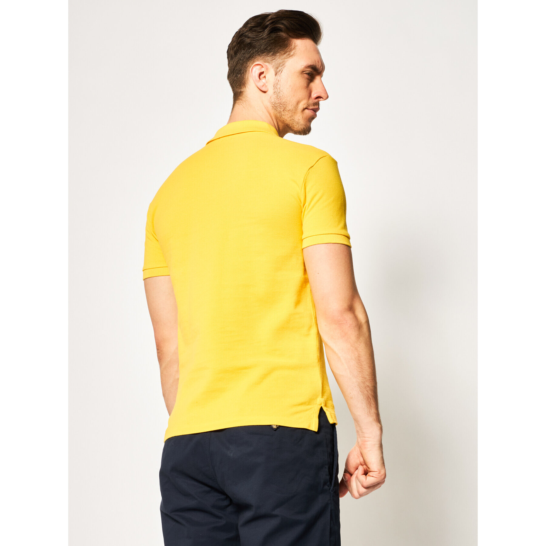 Polo Ralph Lauren Tricou polo Core Replen 710795080 Galben Slim Fit - Pled.ro