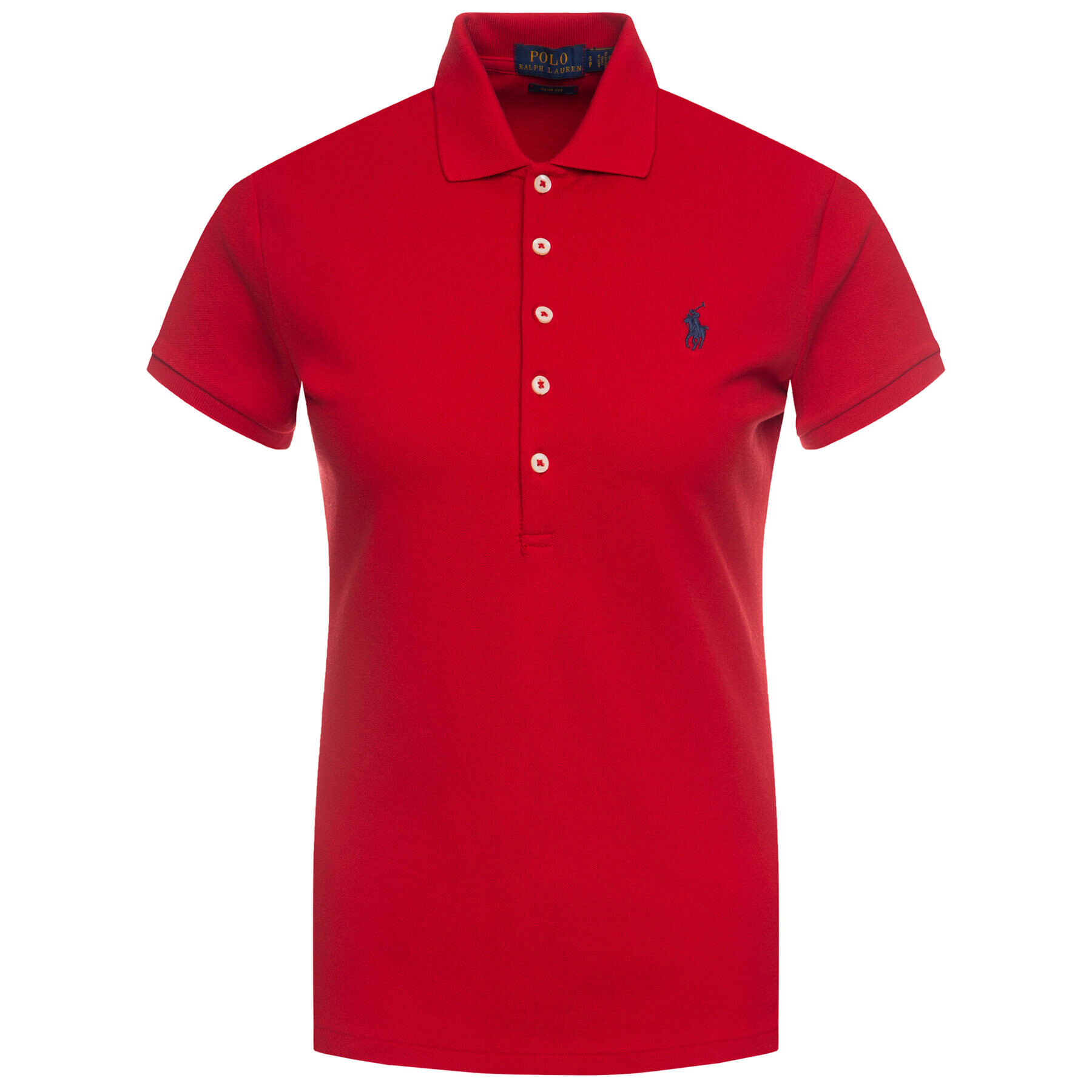 Polo Ralph Lauren Tricou polo Julie 211505654113 Roșu Slim Fit - Pled.ro