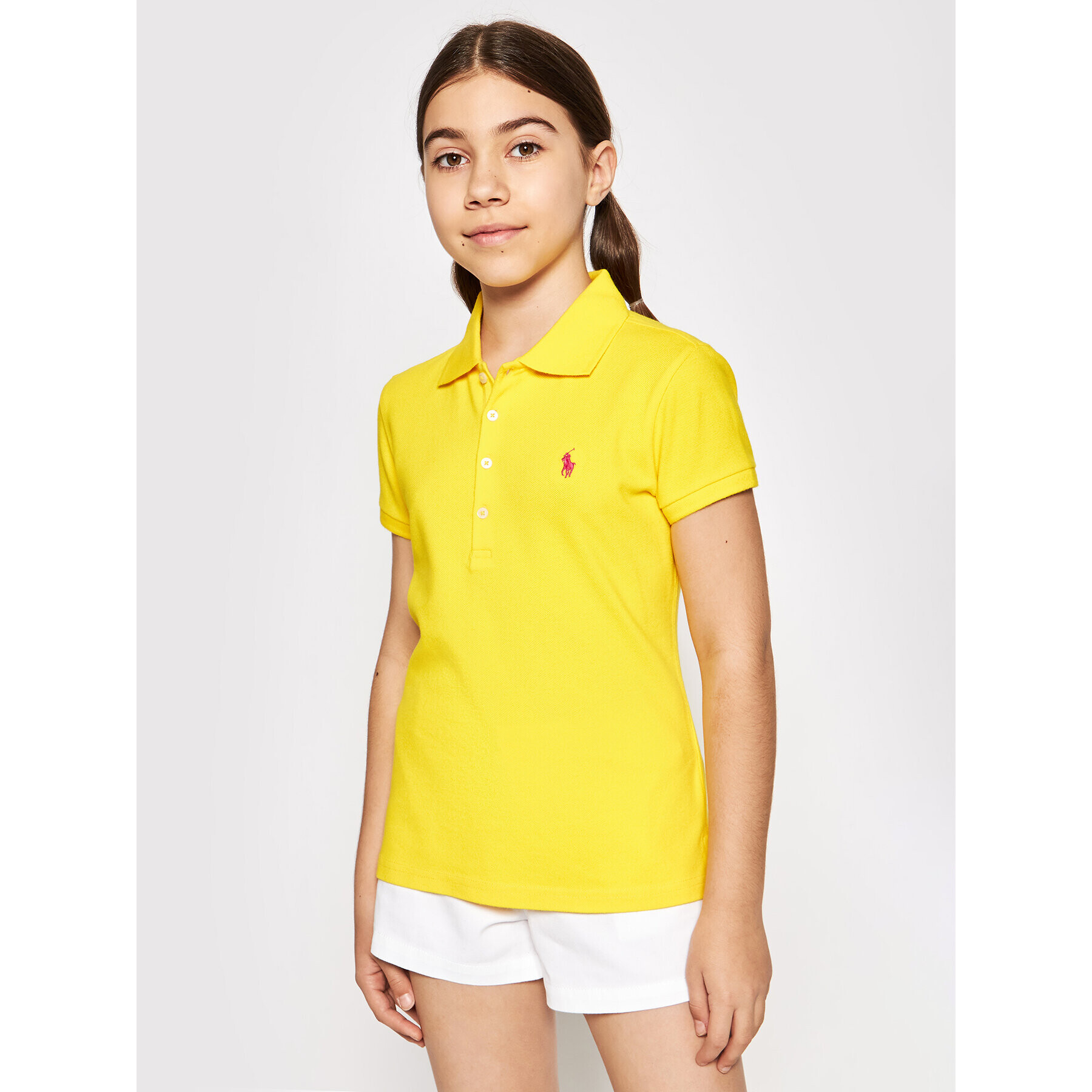 Polo Ralph Lauren Tricou polo Ss Polo 313698589087 Galben Regular Fit - Pled.ro