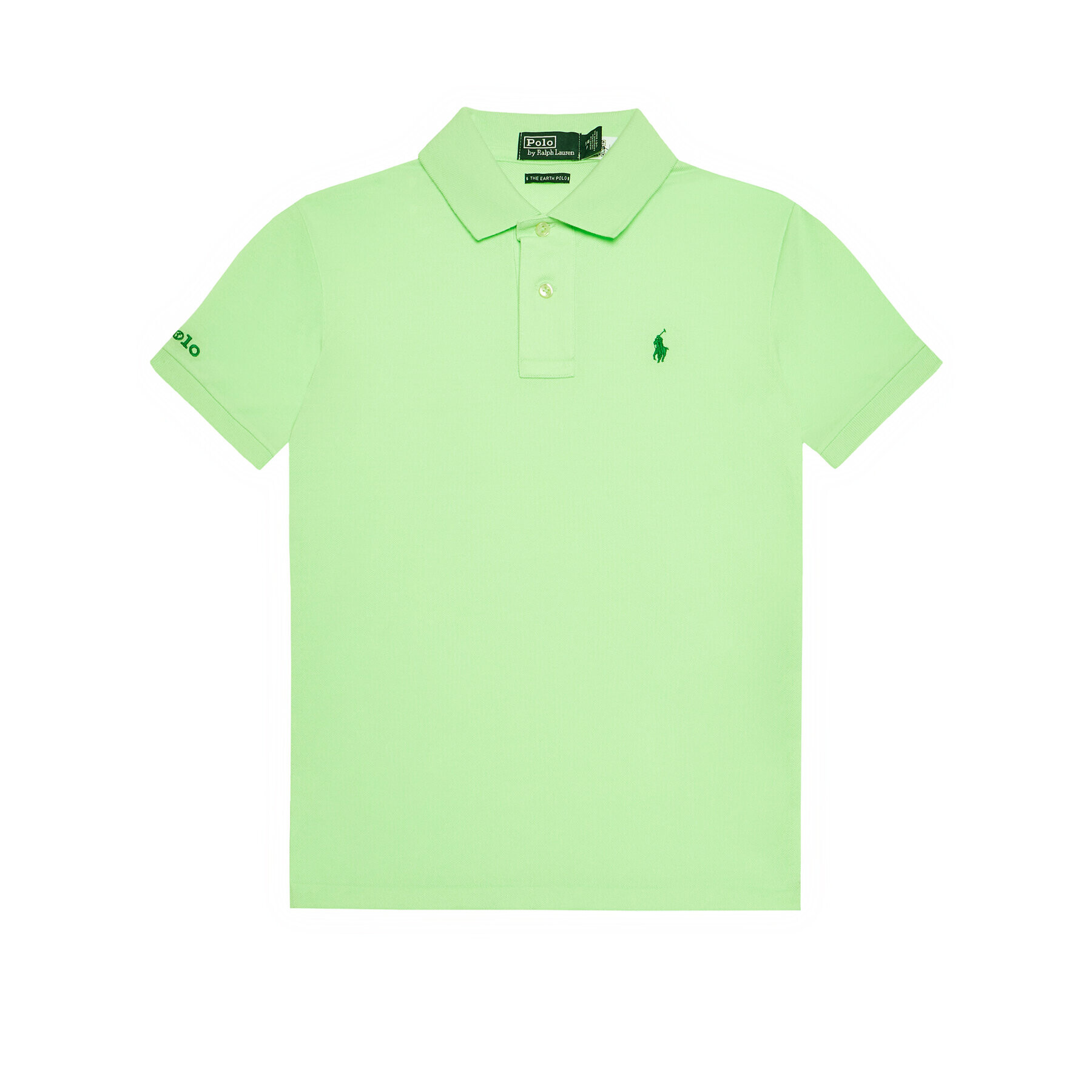 Polo Ralph Lauren Tricou polo The Earth 323780773 Verde Regular Fit - Pled.ro