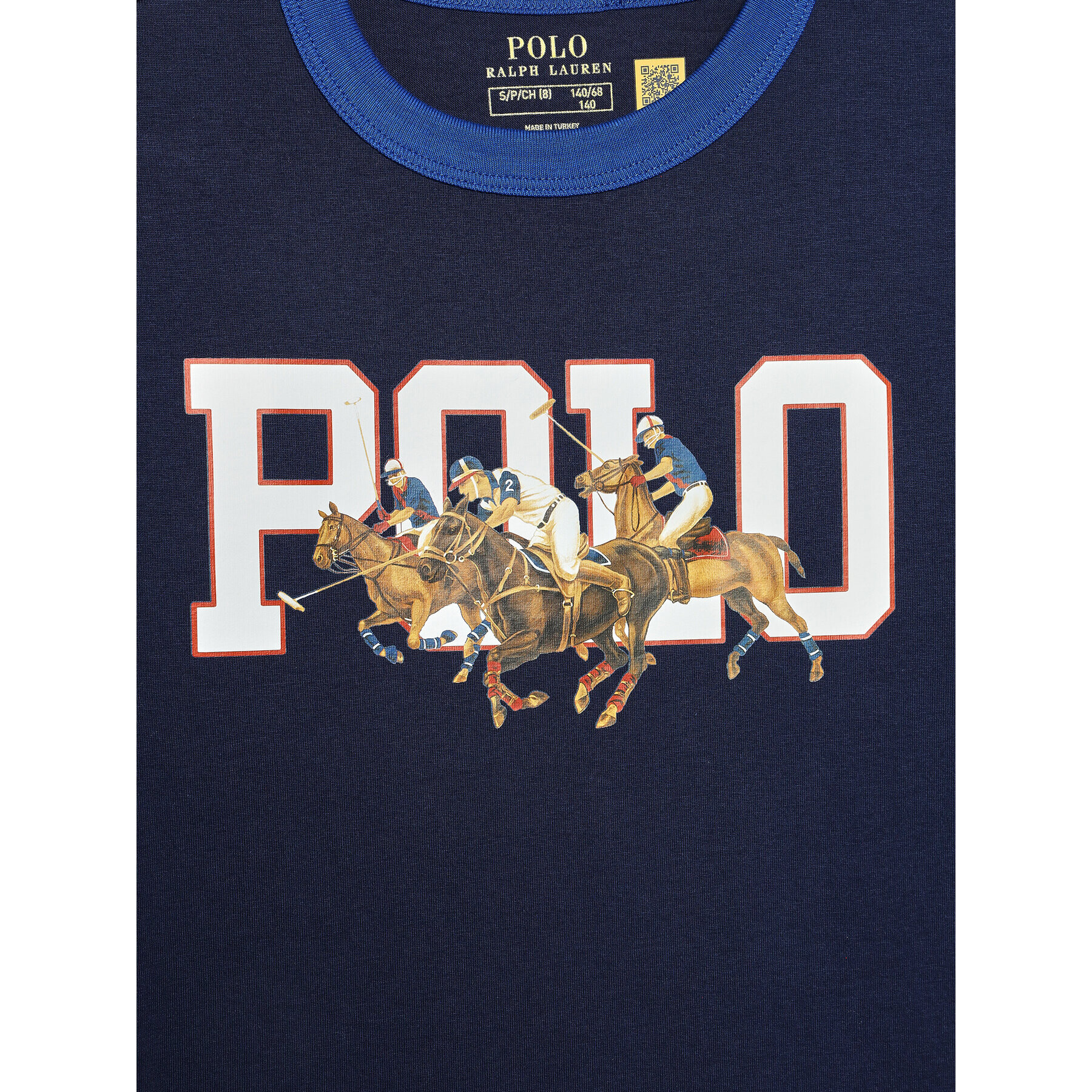 Polo Ralph Lauren Tricou Ringr Mod 323919588002 Bleumarin Regular Fit - Pled.ro