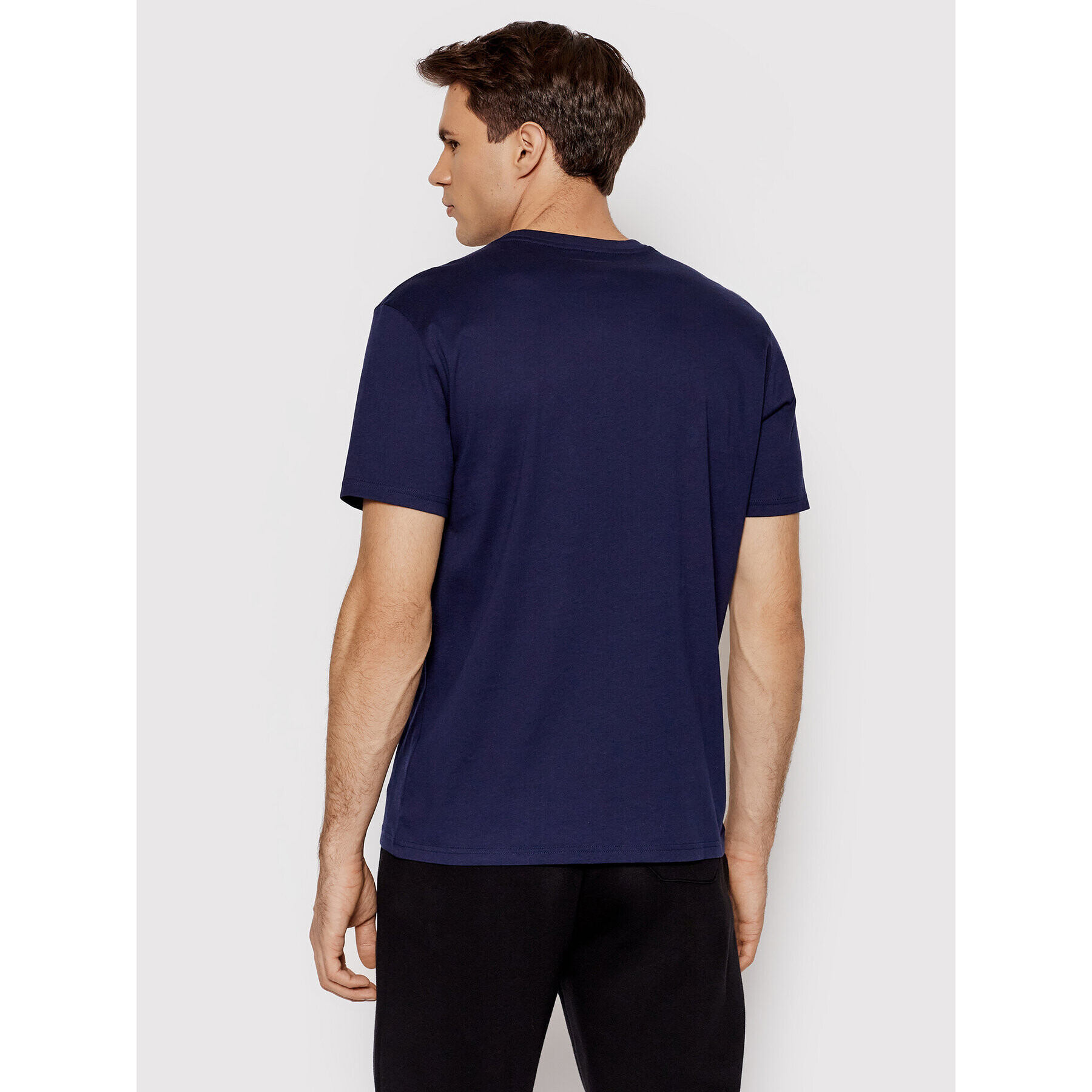 Polo Ralph Lauren Tricou Sle 714844756002 Bleumarin Regular Fit - Pled.ro