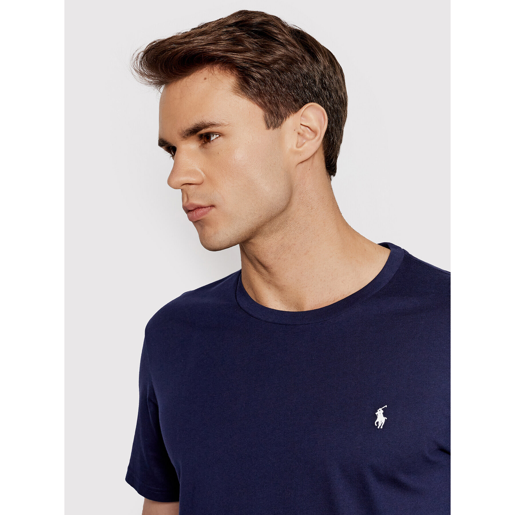 Polo Ralph Lauren Tricou Sle 714844756002 Bleumarin Regular Fit - Pled.ro