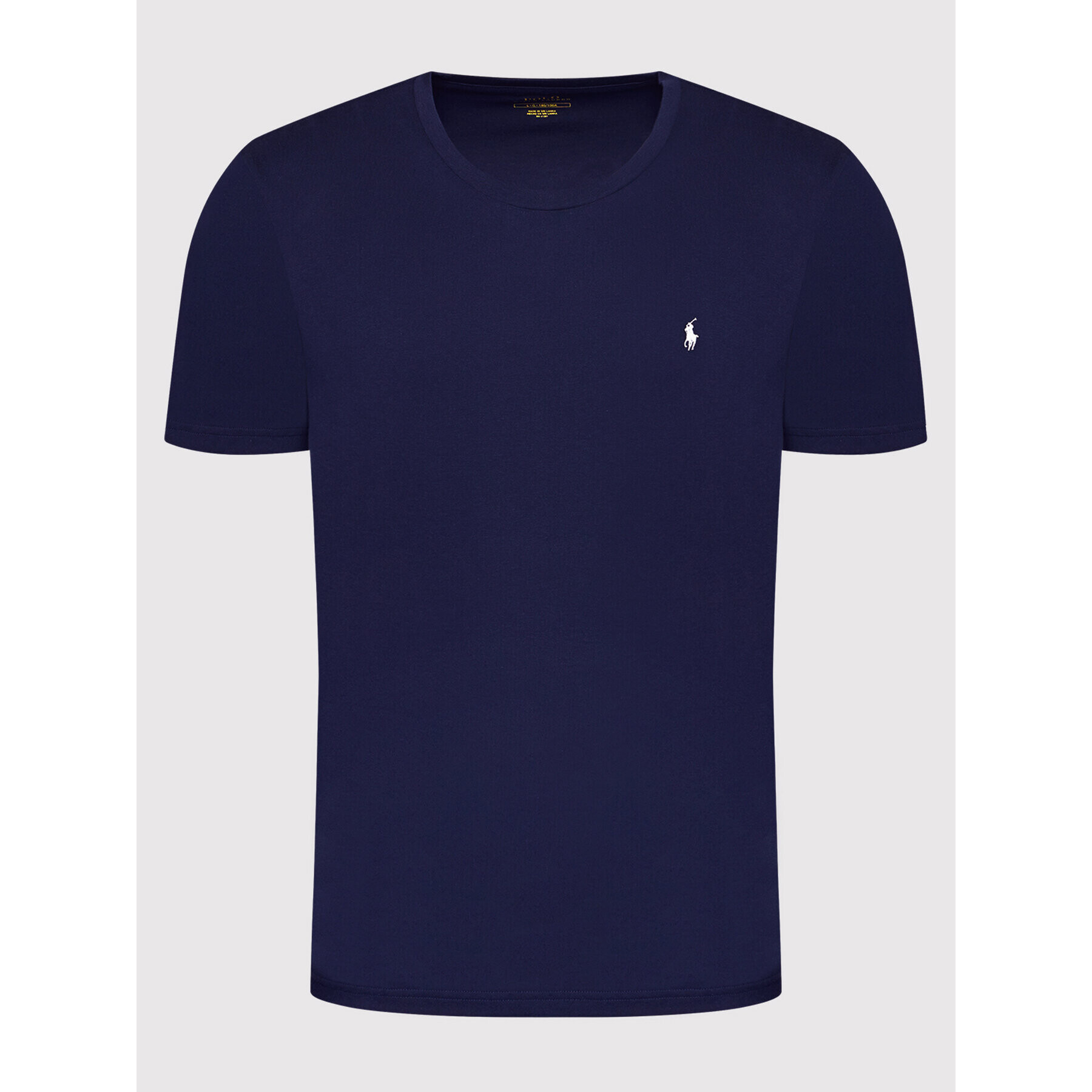 Polo Ralph Lauren Tricou Sle 714844756002 Bleumarin Regular Fit - Pled.ro