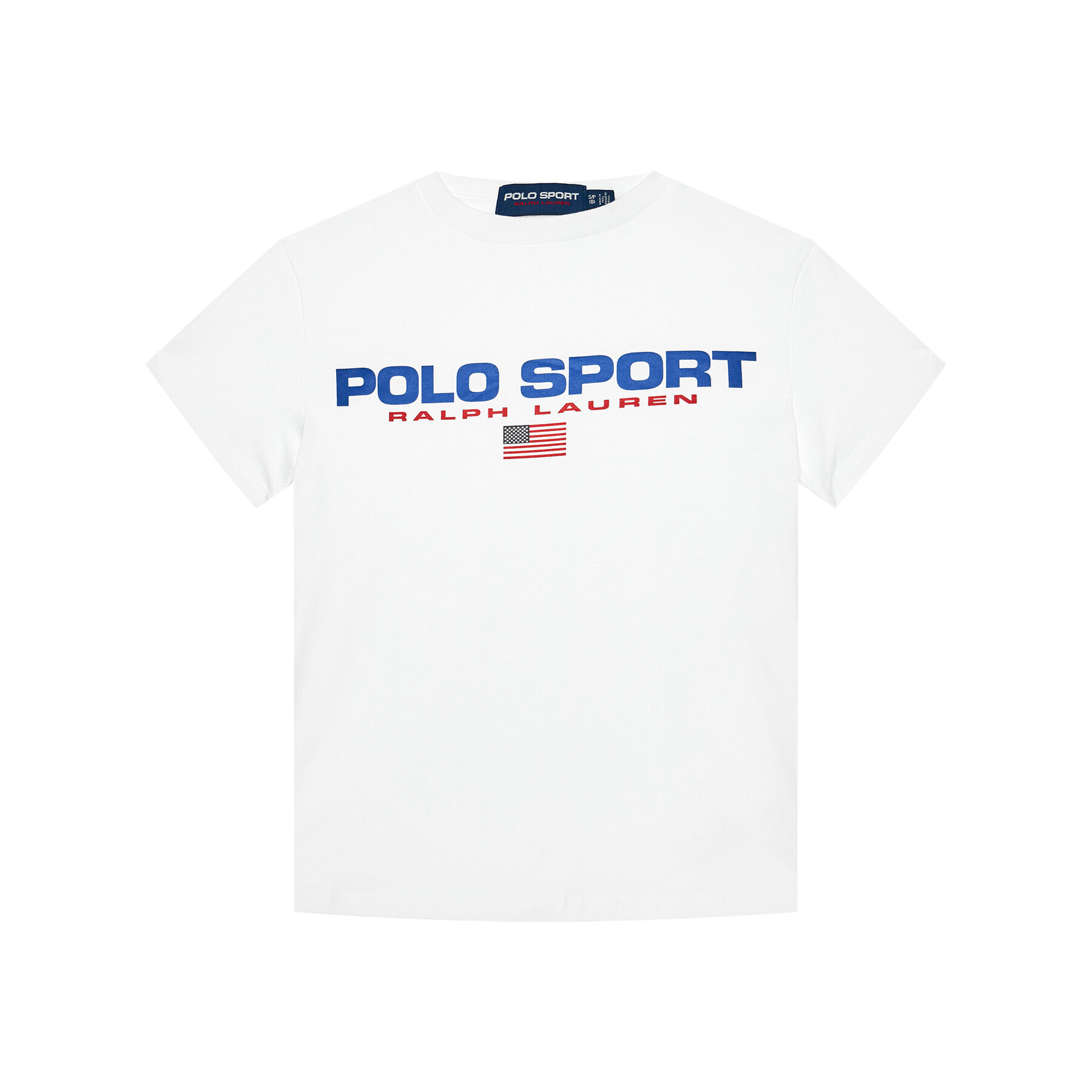 Polo Ralph Lauren Tricou Ss Cn 323837629002 Alb Regular Fit - Pled.ro