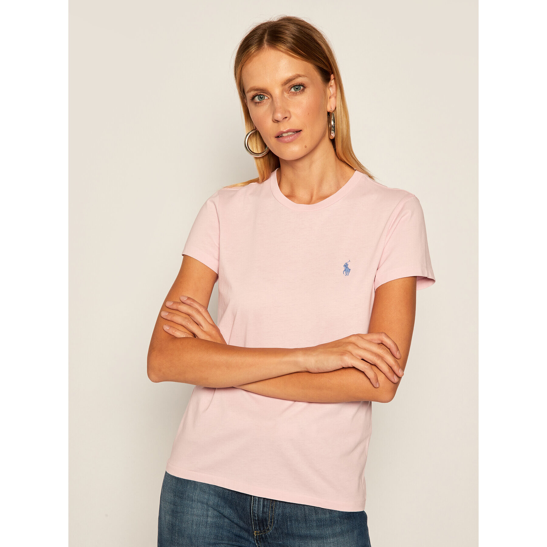 Polo Ralph Lauren Tricou Ssl 211734144033 Roz Regular Fit - Pled.ro