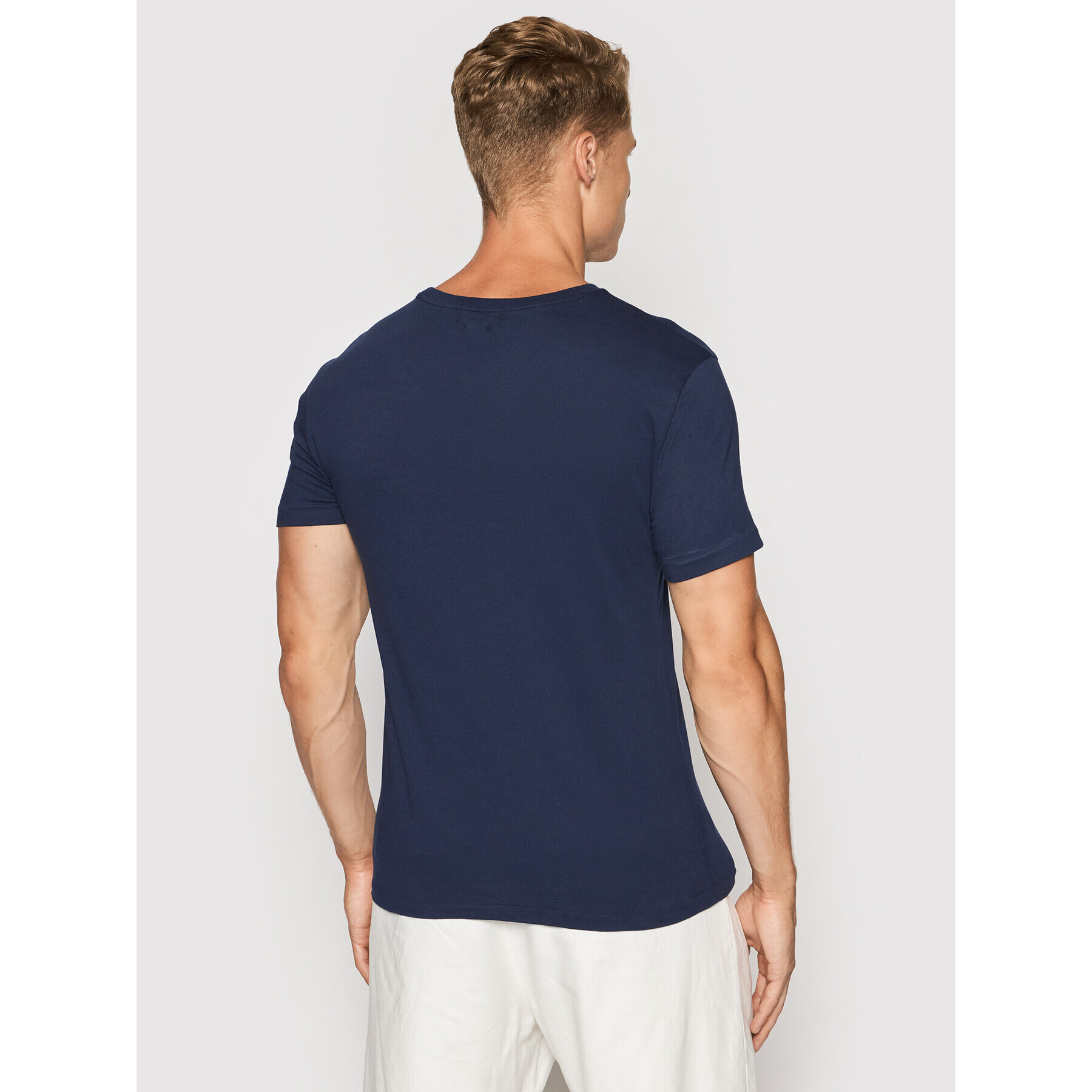 Polo Ralph Lauren Tricou Ssl 710843376004 Bleumarin Slim Fit - Pled.ro