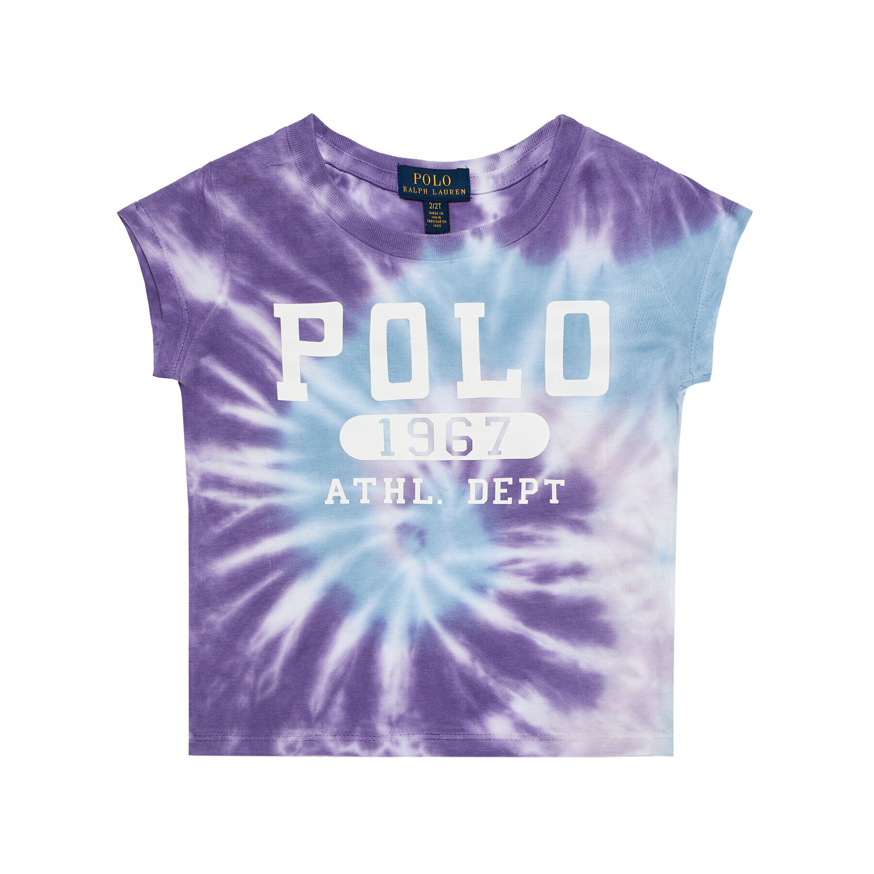 Polo Ralph Lauren Tricou Tie Dye Tee 311803031002 Violet Regular Fit - Pled.ro