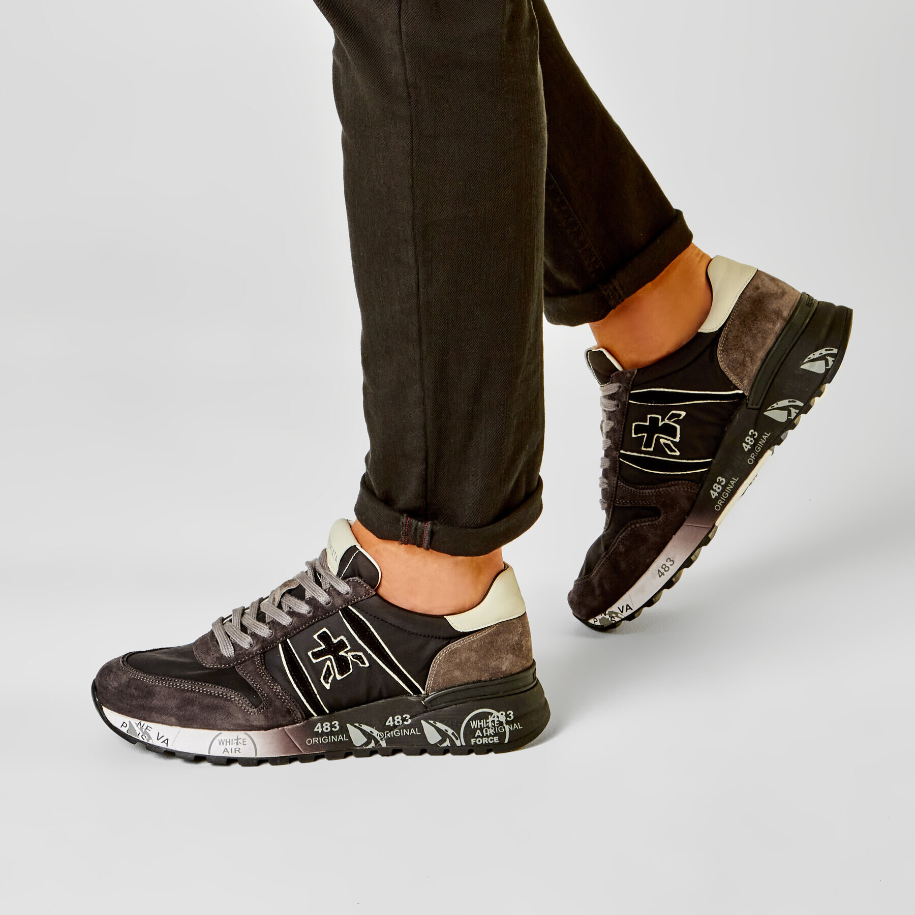 Premiata Sneakers Lander 4951 Gri - Pled.ro