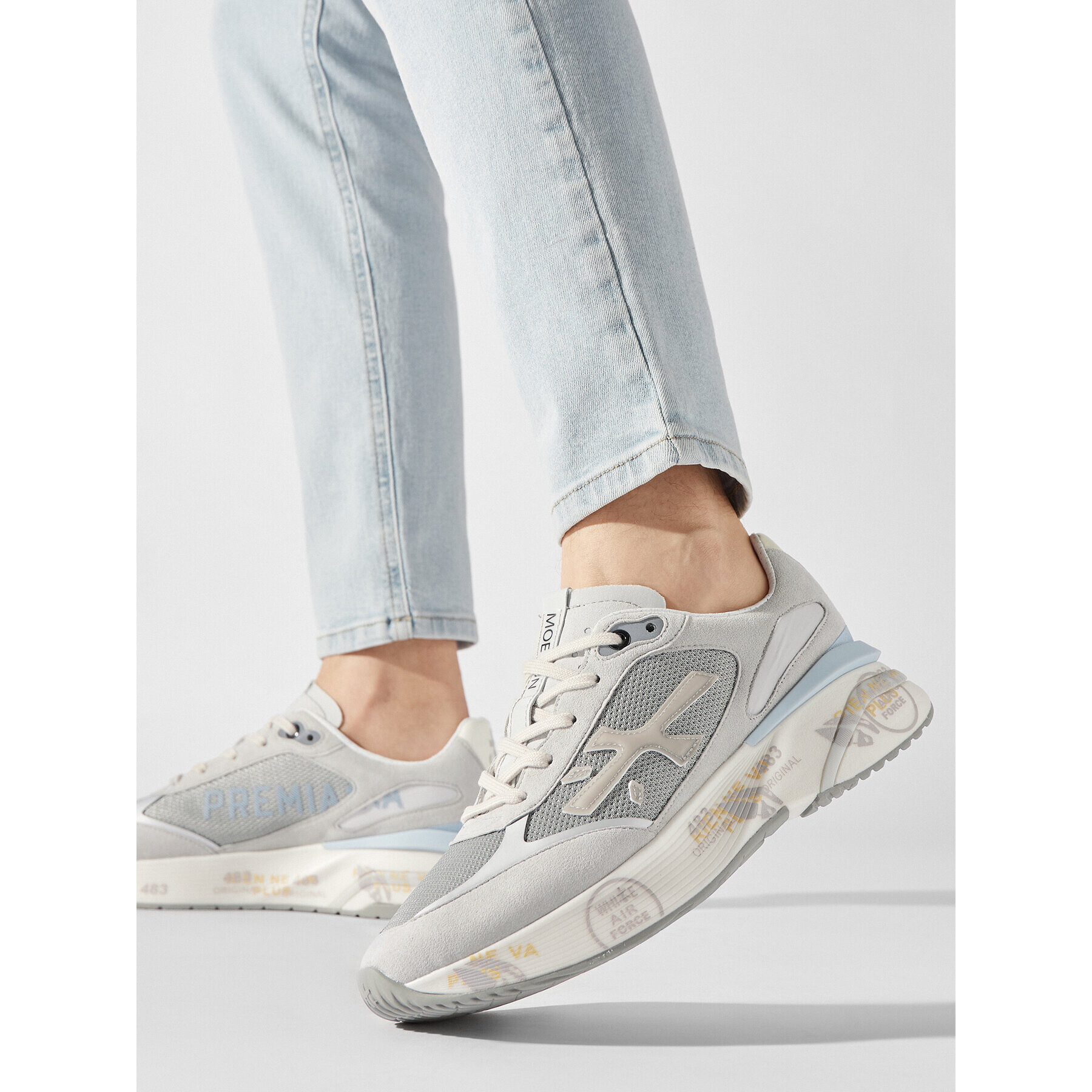 Premiata Sneakers Moerun 6333 Gri - Pled.ro