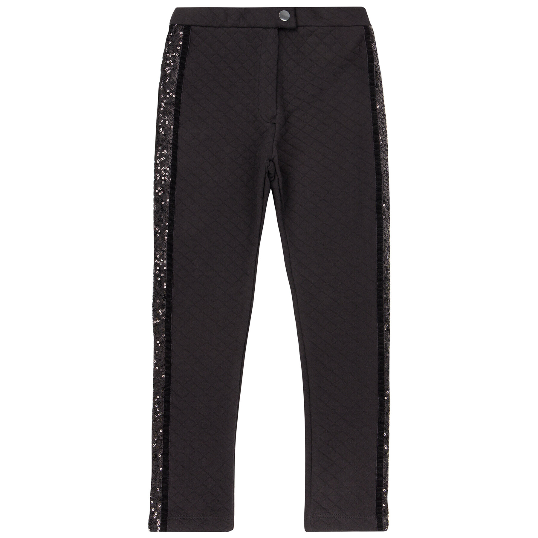 Primigi Pantaloni din material BLACK COUTURE Black Party 44123601 Negru Regular Fit - Pled.ro