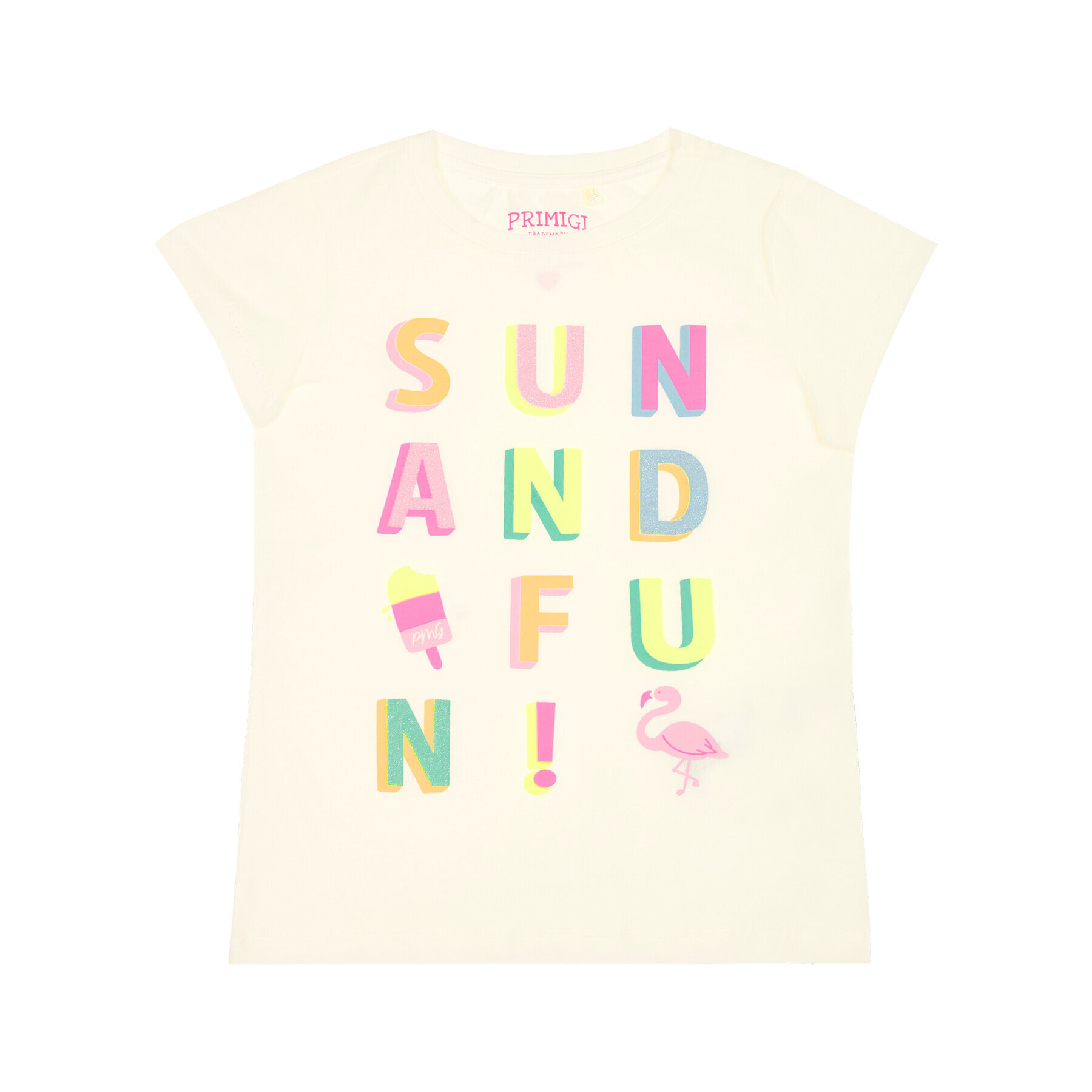 Primigi Tricou Sun&Fun 45222601 Alb Regular Fit - Pled.ro