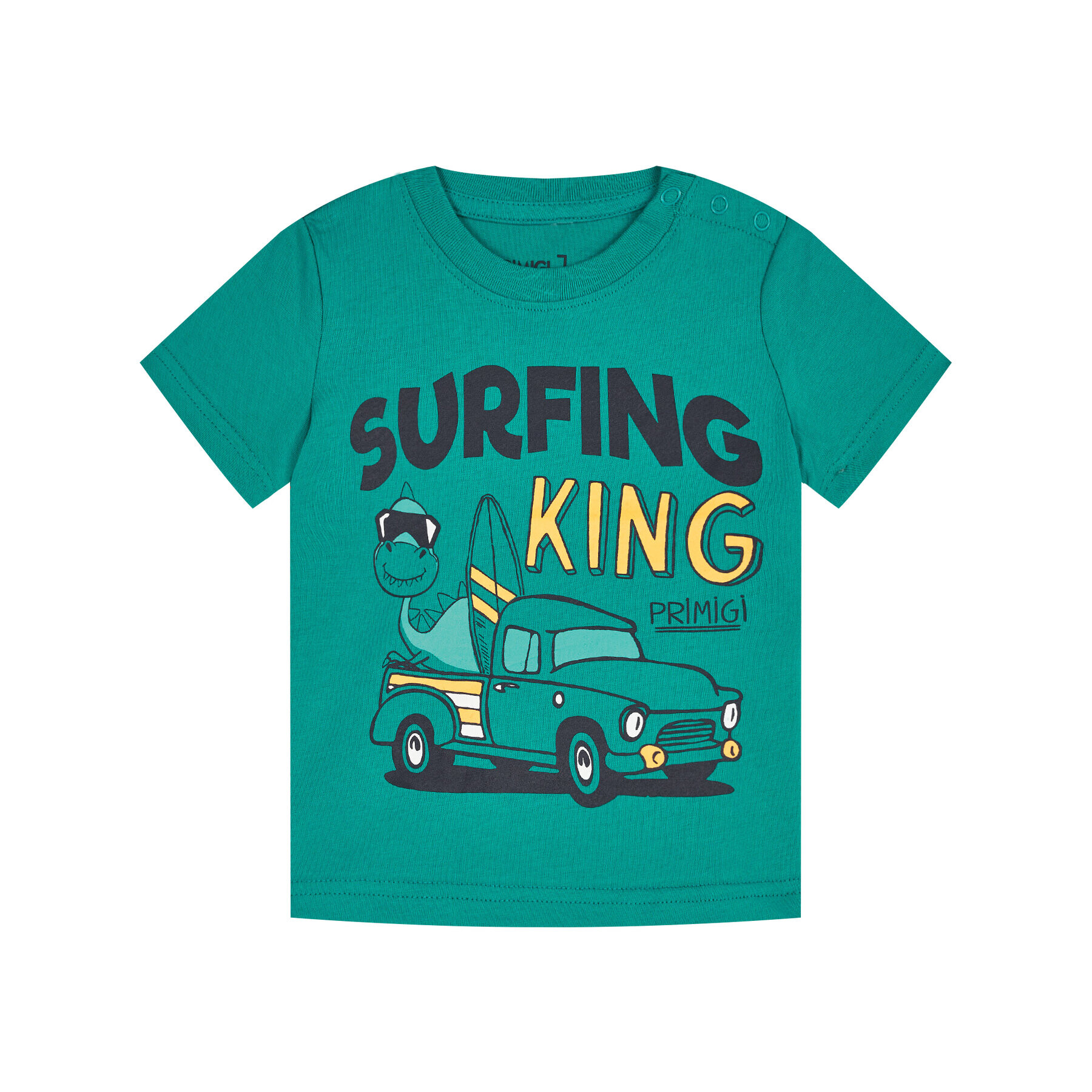 Primigi Tricou Surfing King 45221011 Verde Regular Fit - Pled.ro