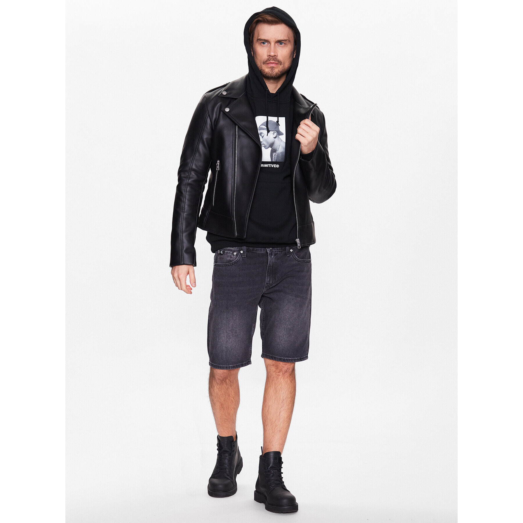 Primitive Bluză 2Pac P14393 Negru Regular Fit - Pled.ro