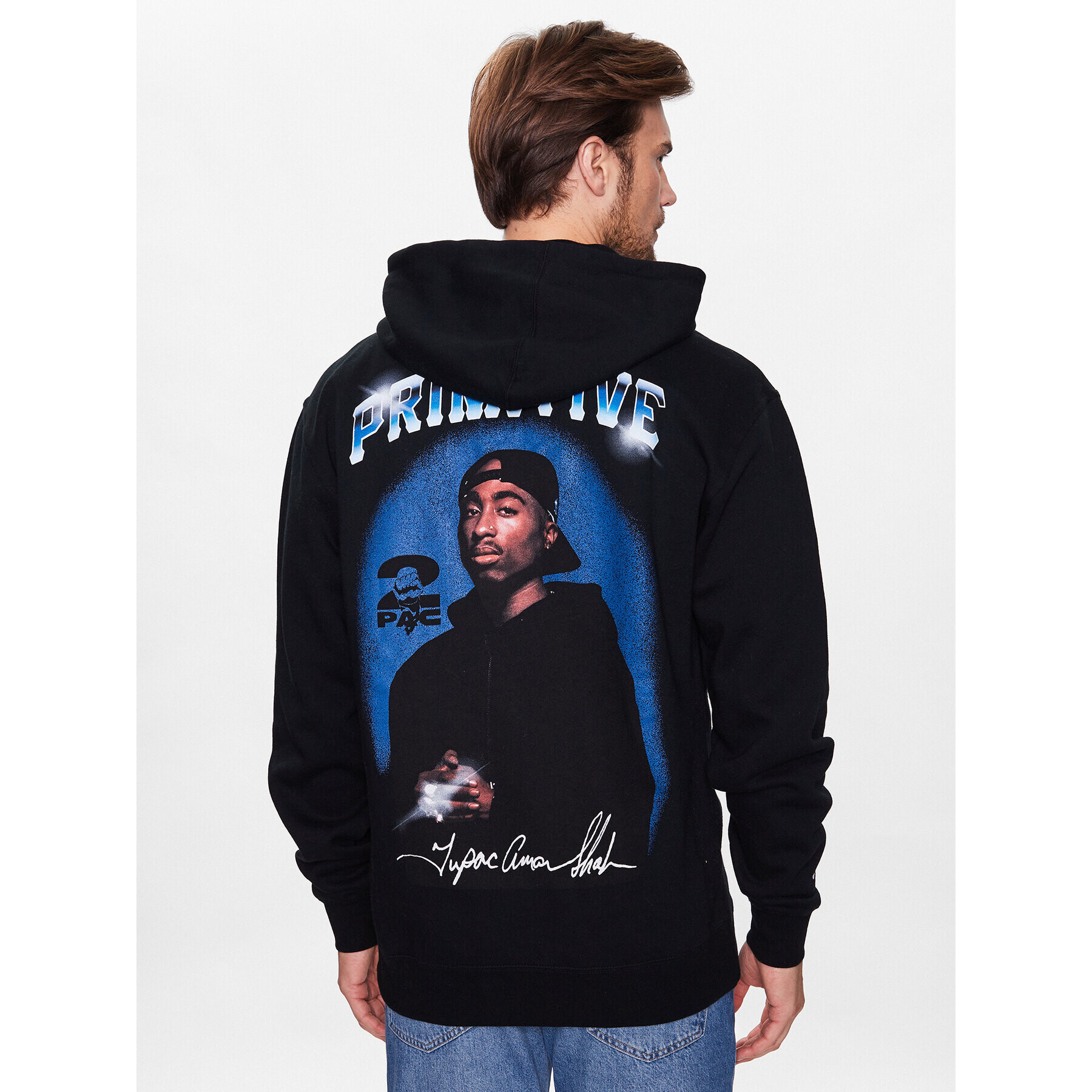 Primitive Bluză 2Pac P14395 Negru Regular Fit - Pled.ro